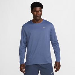 Nike Miler Mens Dri FIT UV Long Sleeve Running Top