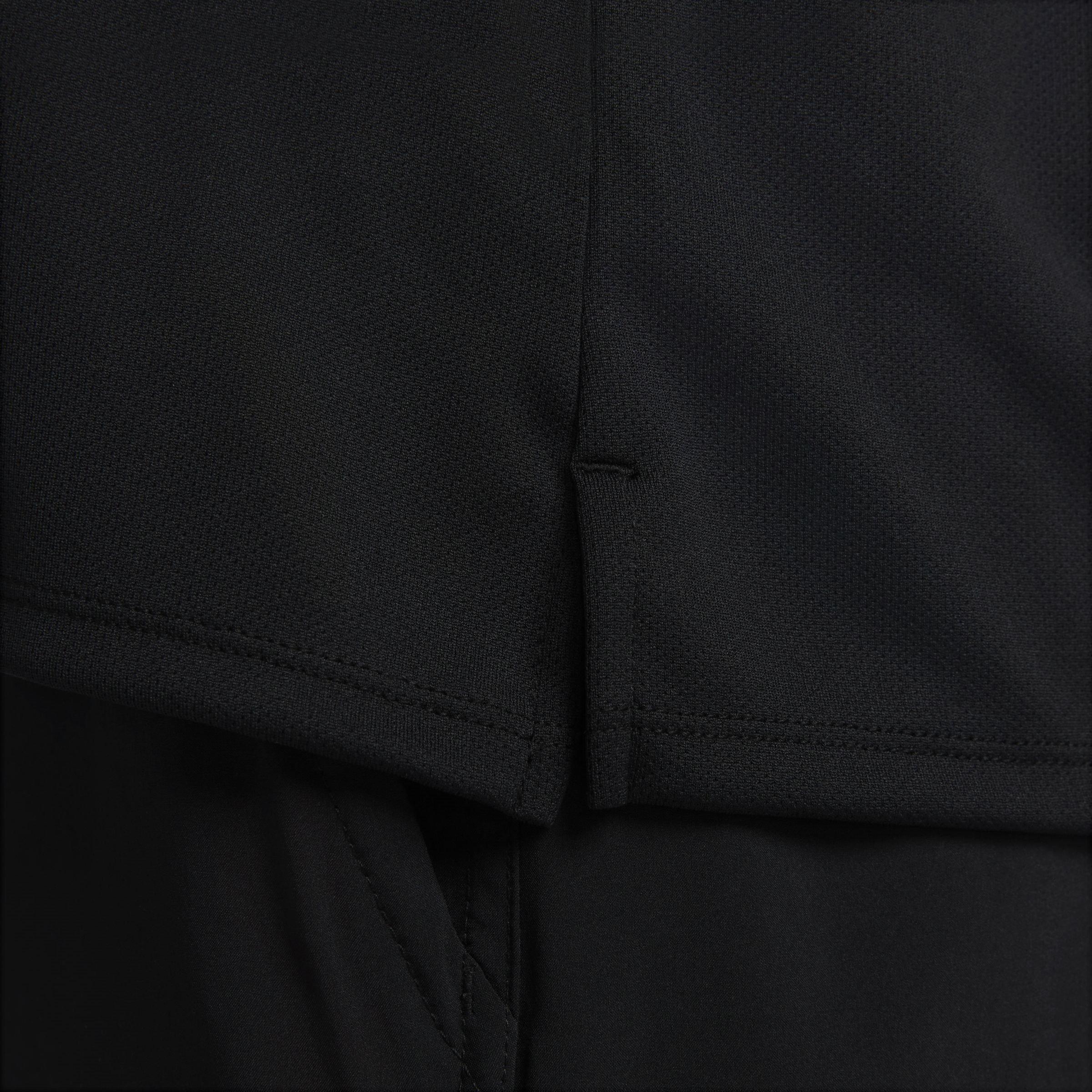 Schwarz - Nike - Miler Men's Dri-FIT UV Long-Sleeve Running Top - 4