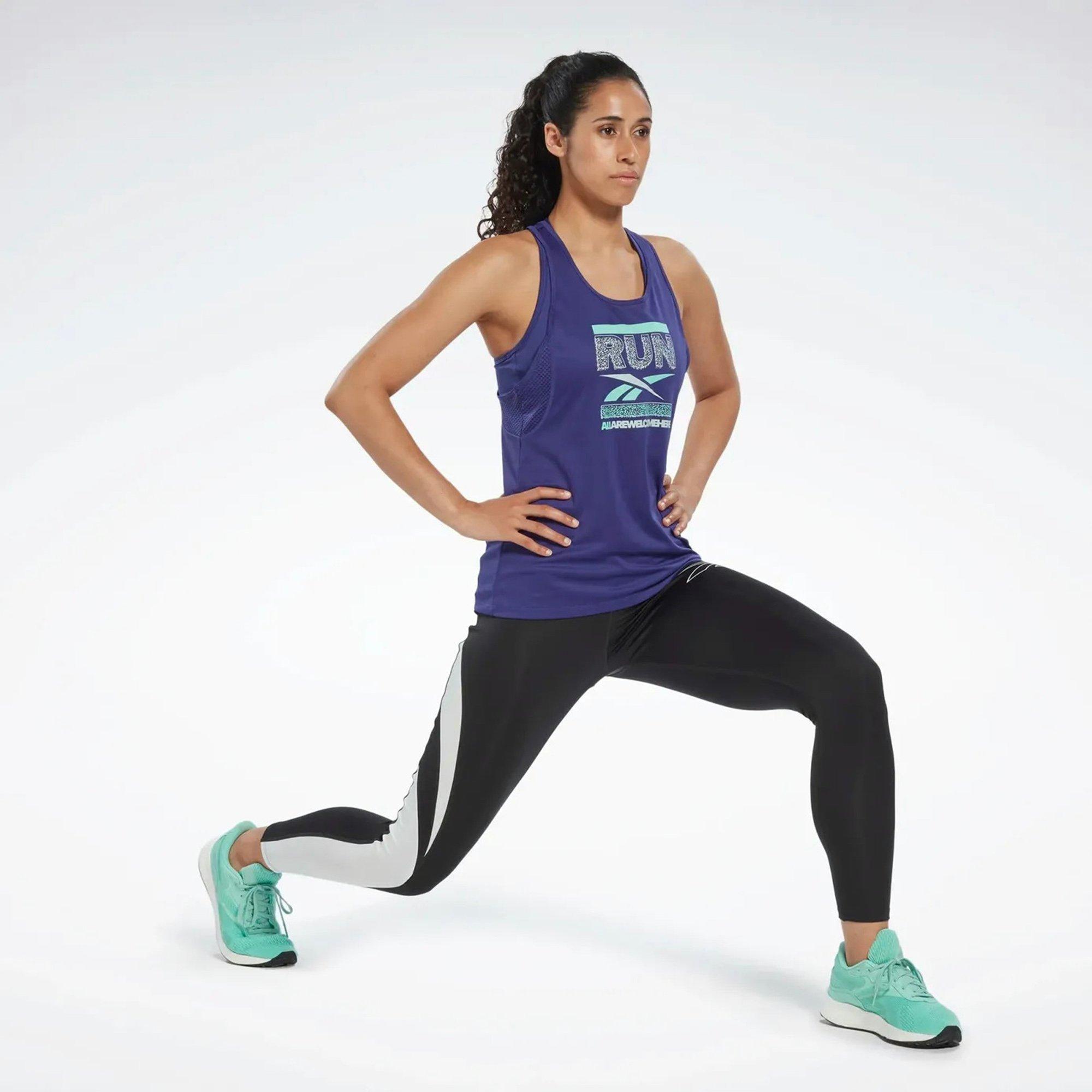 Bold Purple - Reebok - Running Speedwick Graphic Womens Tank Top - 6