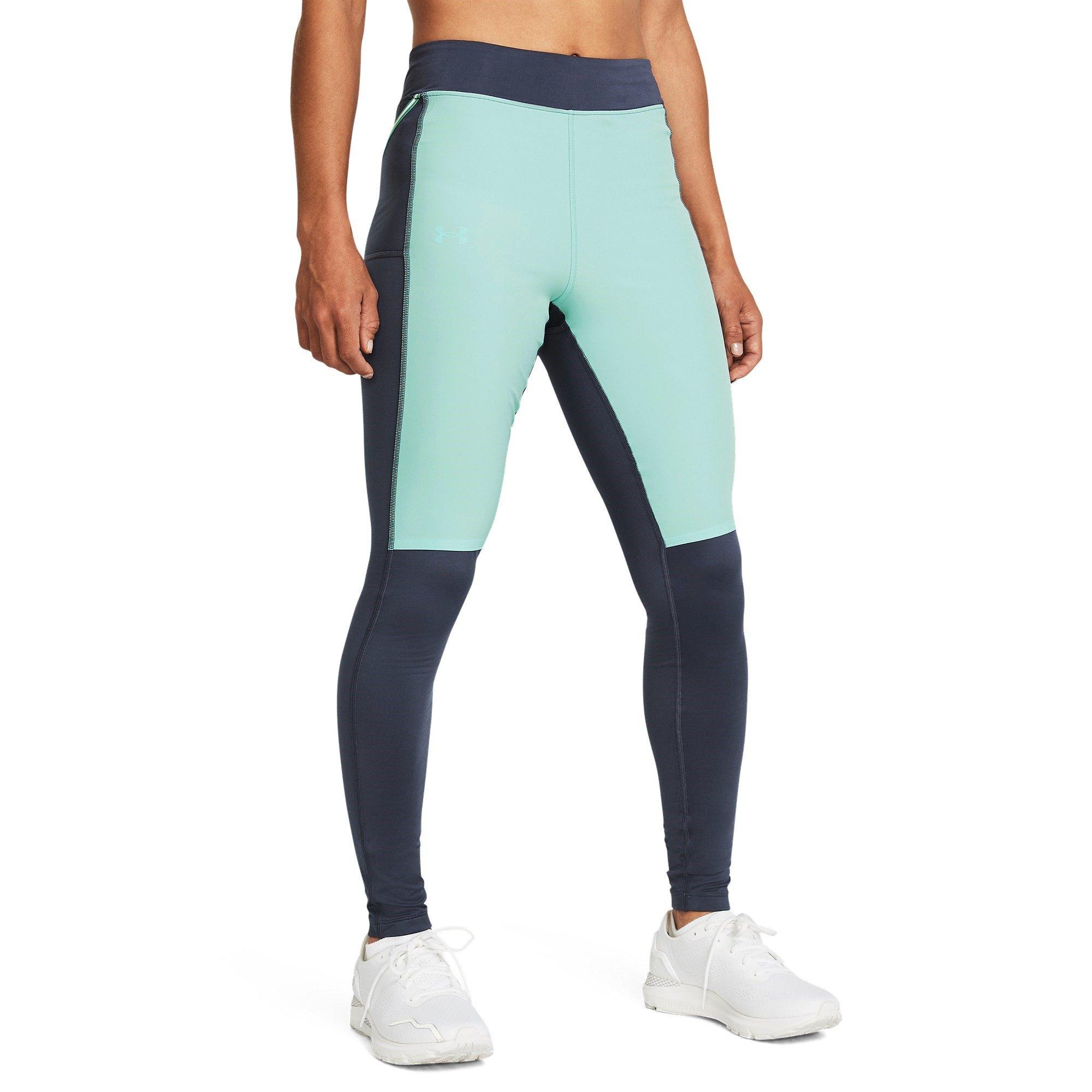 Grå - Under Armour - Qualifier Cold Performance Running Tights - 2