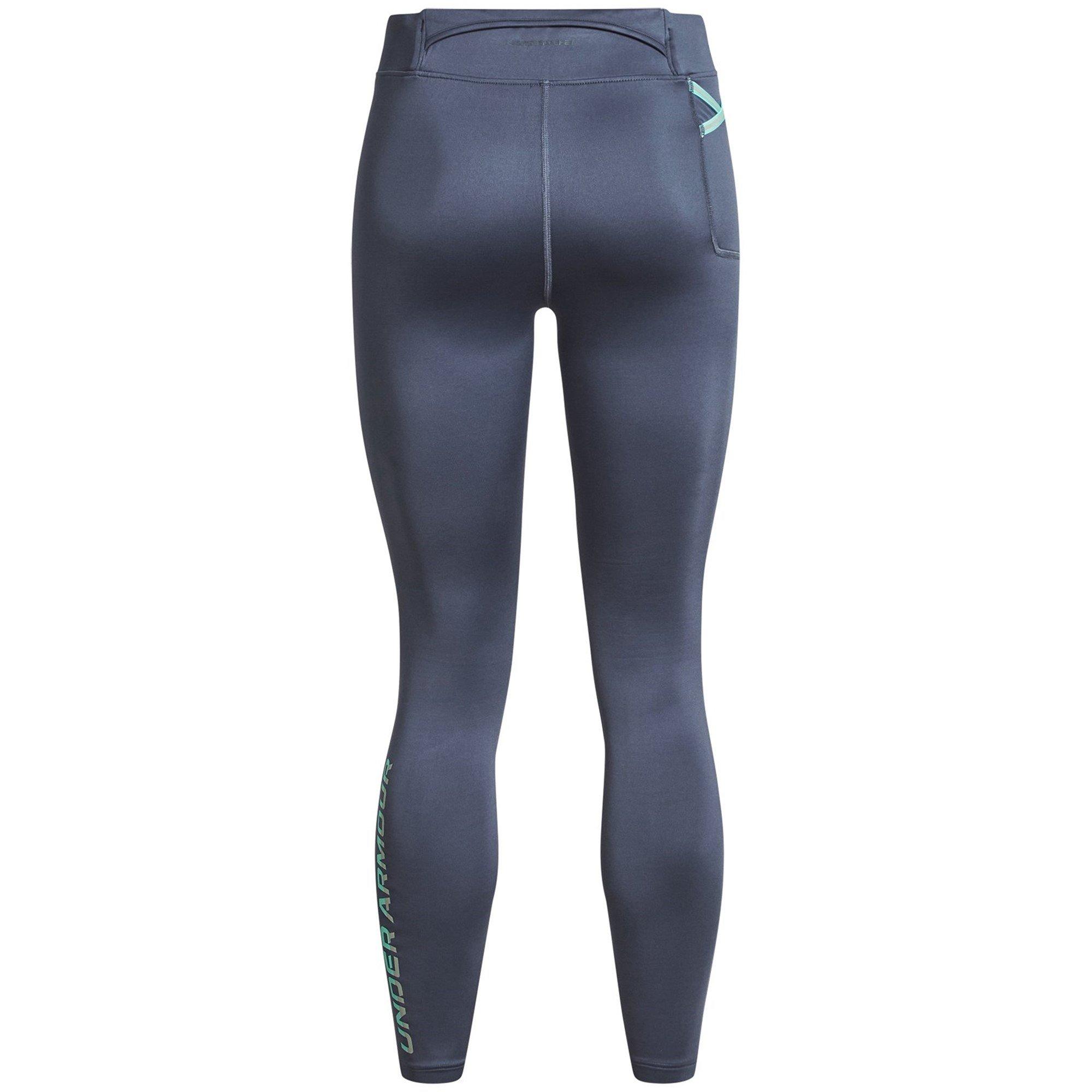 Grå - Under Armour - Qualifier Cold Performance Running Tights - 8