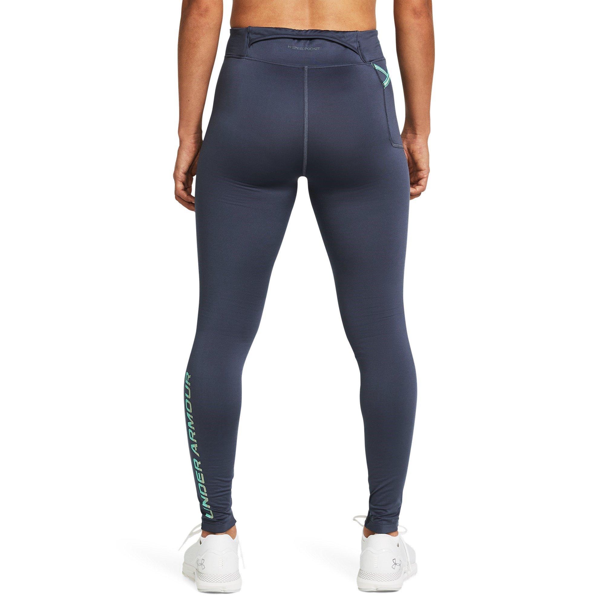 Grå - Under Armour - Qualifier Cold Performance Running Tights - 3