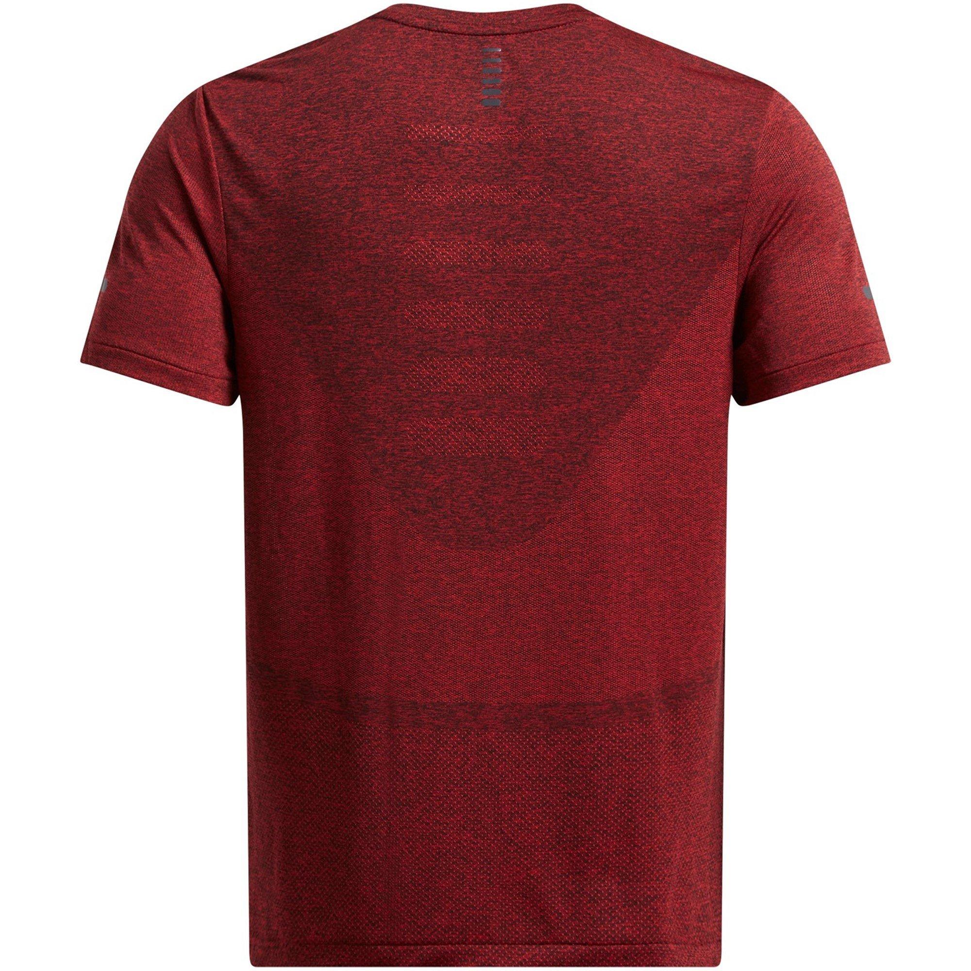 Red - Under Armour - Men's Seamless Stride Short-Sleeve Performance Top - 4