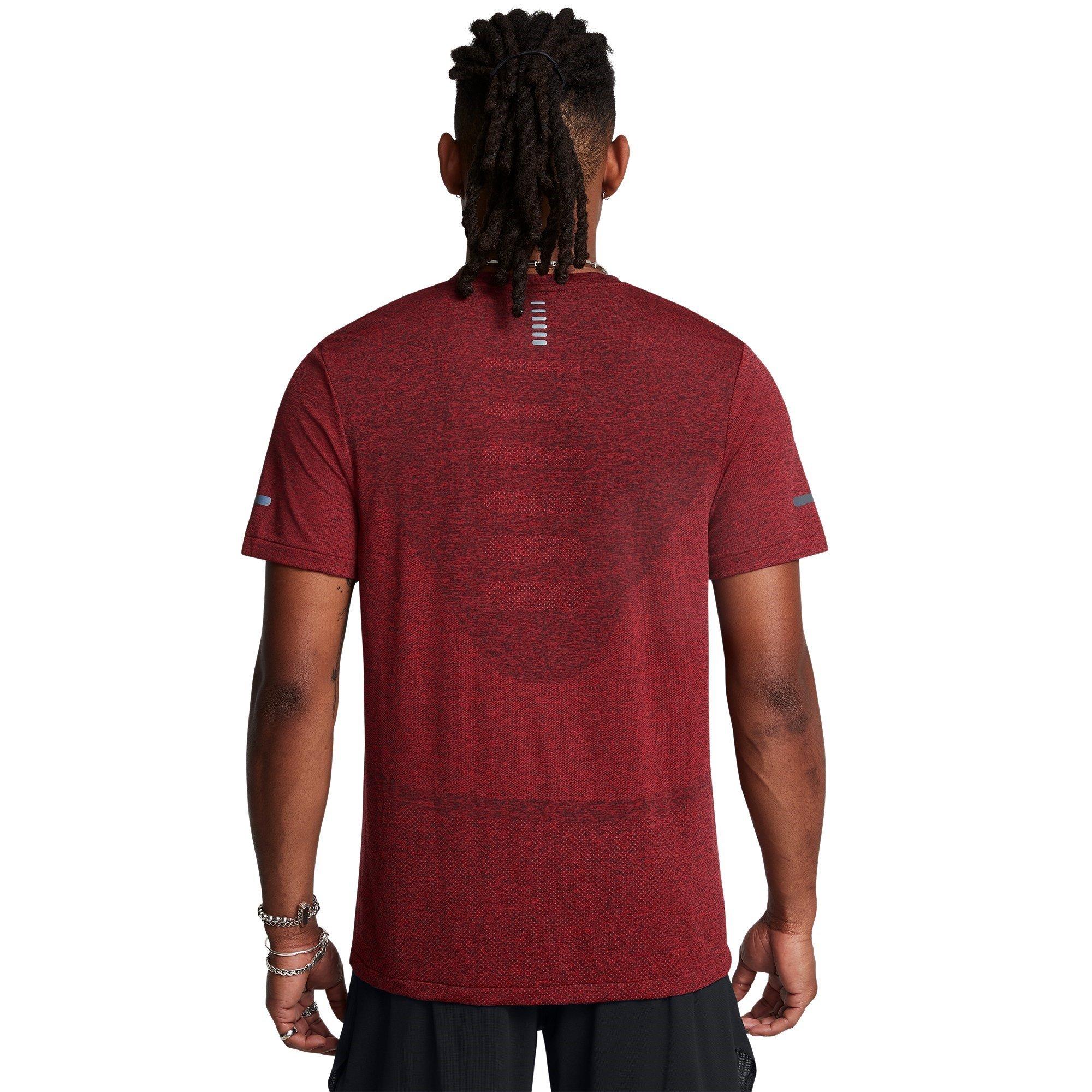 Red - Under Armour - Men's Seamless Stride Short-Sleeve Performance Top - 3