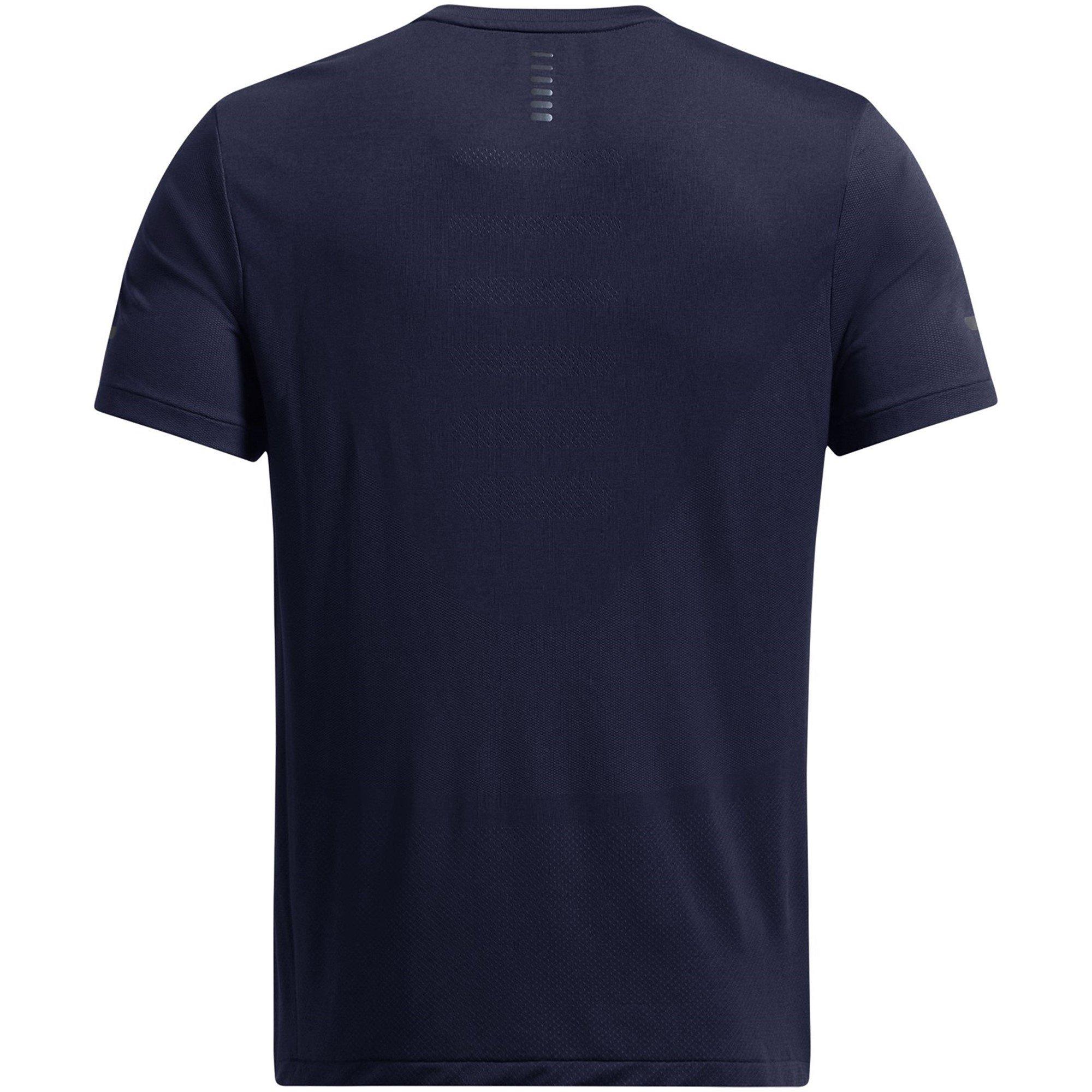 Blue - Under Armour - Men's Seamless Stride Short-Sleeve Performance Top - 4