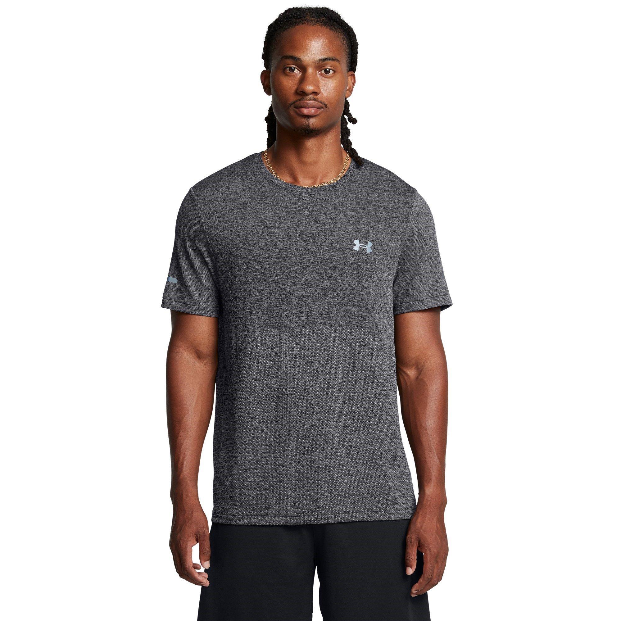 Gray - Under Armour - Seamless Stride Short-Sleeve Performance Top - 2