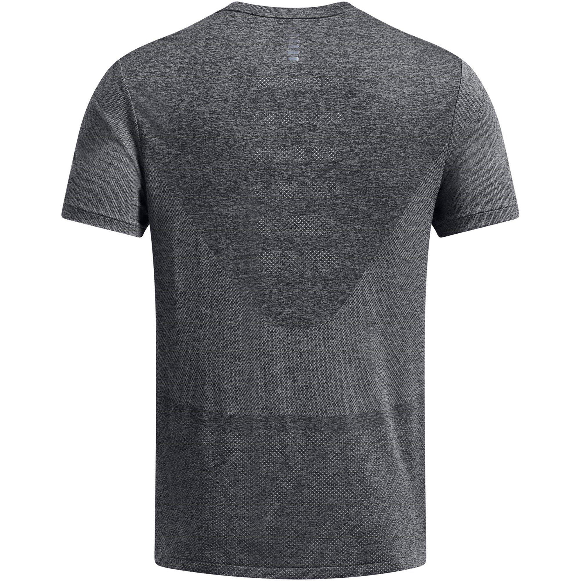 Gray - Under Armour - Seamless Stride Short-Sleeve Performance Top - 5
