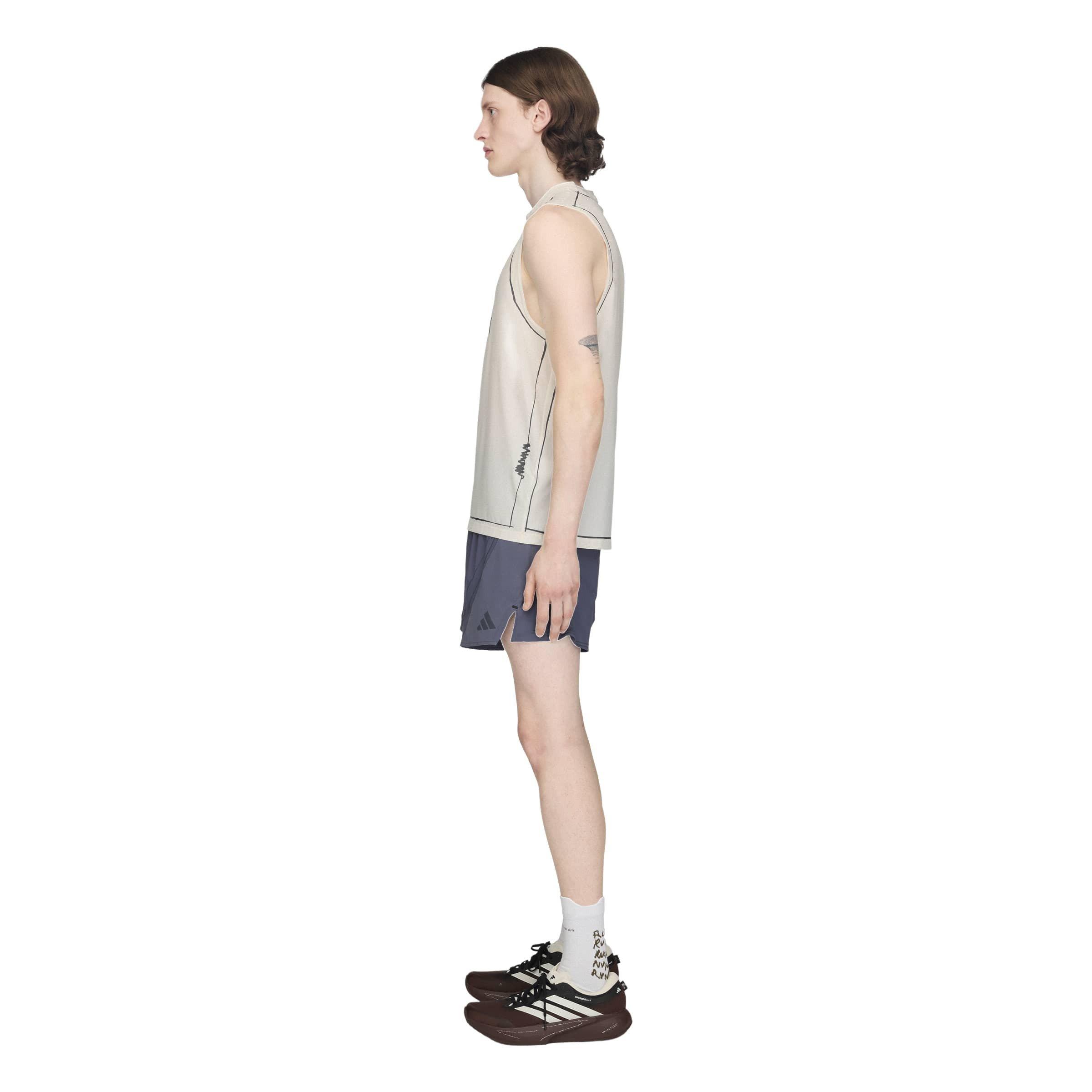 Chalk White - Adidas Originals x SFTM - Mens Running Tank Top - 5