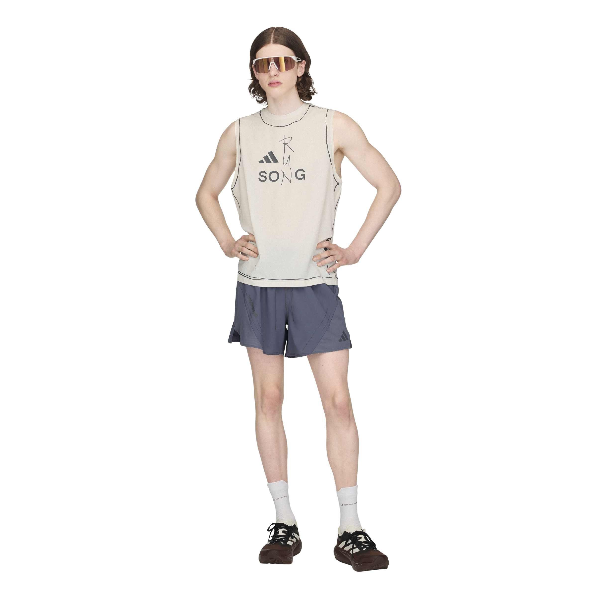 Chalk White - Adidas Originals x SFTM - Mens Running Tank Top - 6