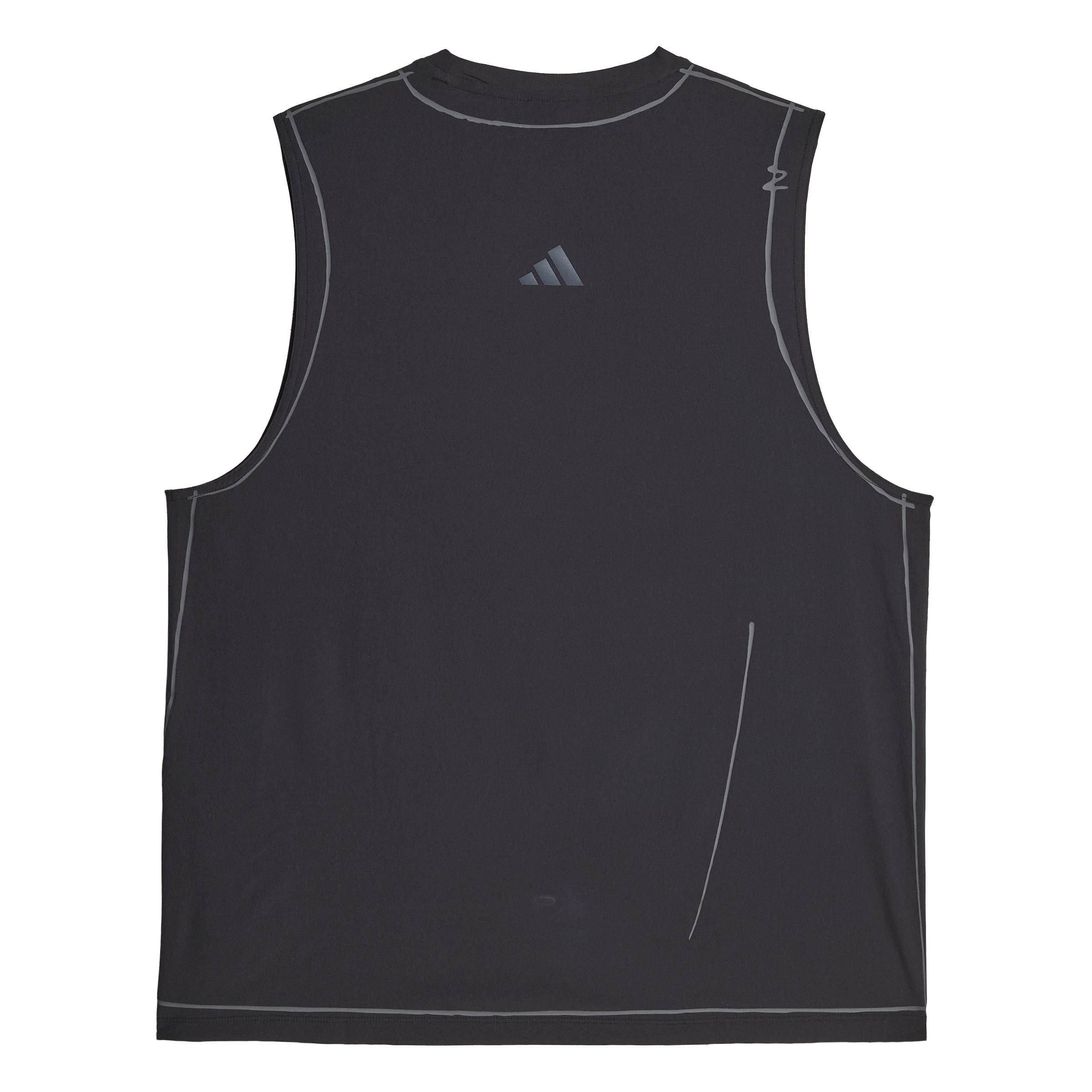 Core Black - Adidas Originals x SFTM - Mens Running Tank Top - 2