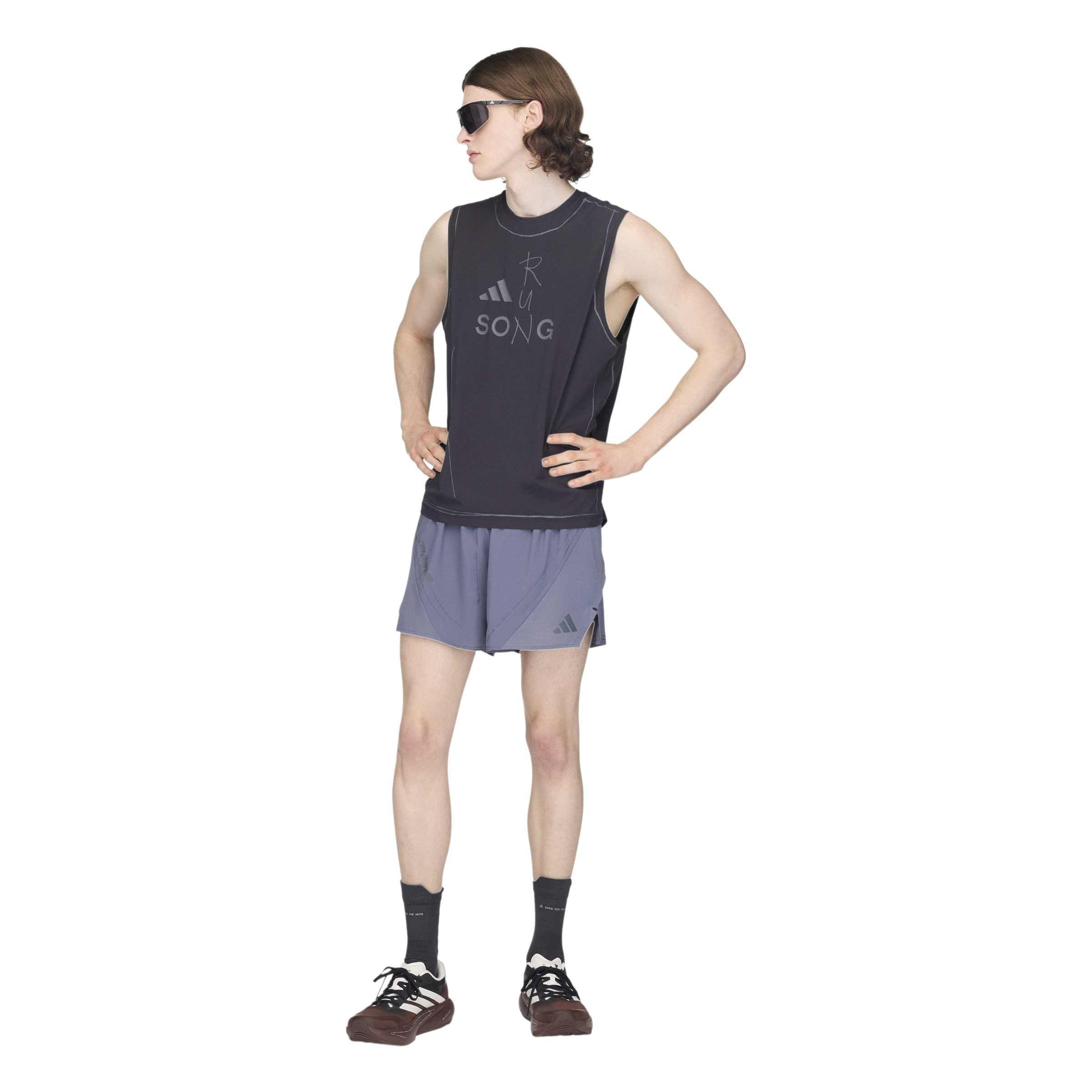 Core Black - Adidas Originals x SFTM - Mens Running Tank Top - 6