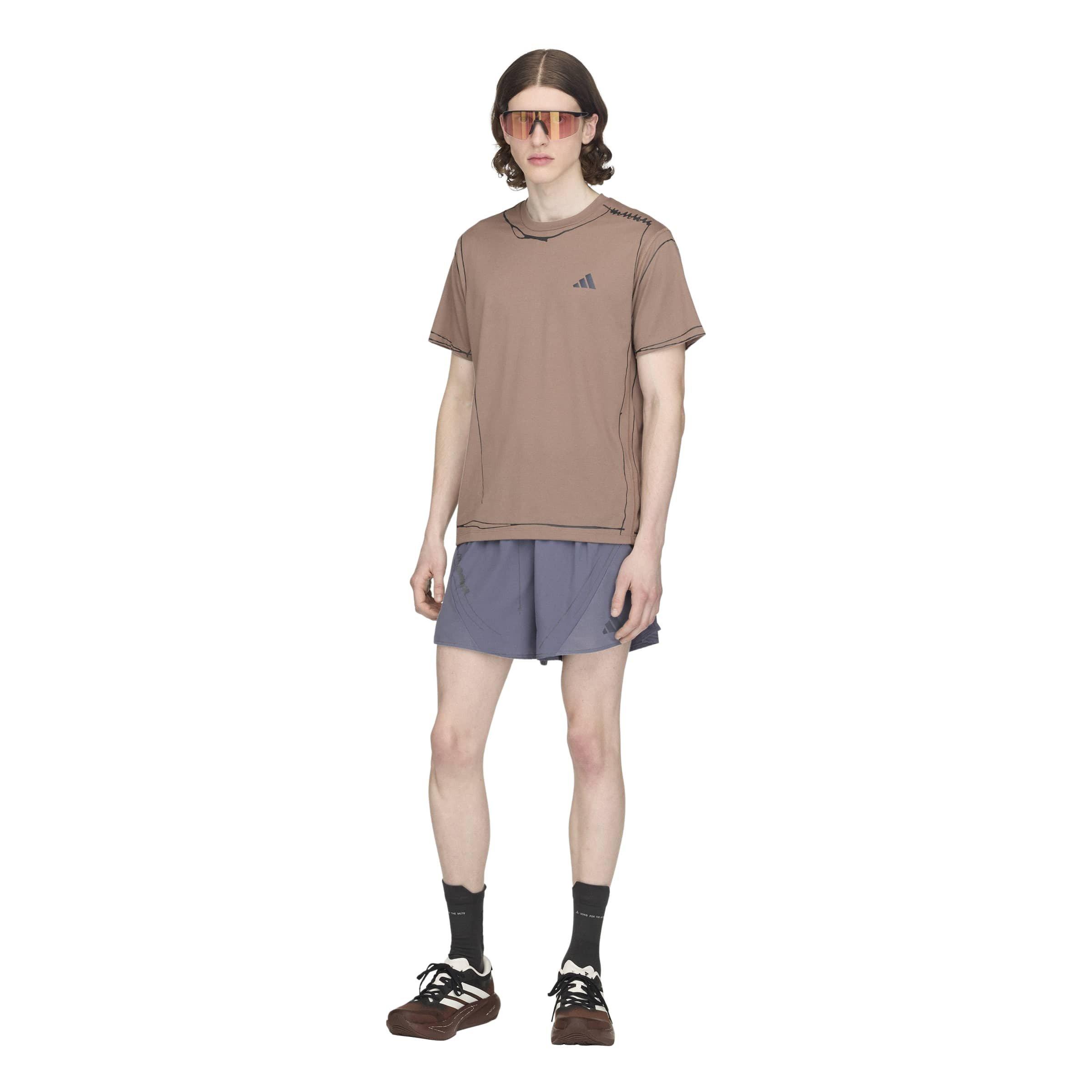 Trace Brown - Adidas Originals x SFTM - Mens Running Unitefit T-Shirt - 6