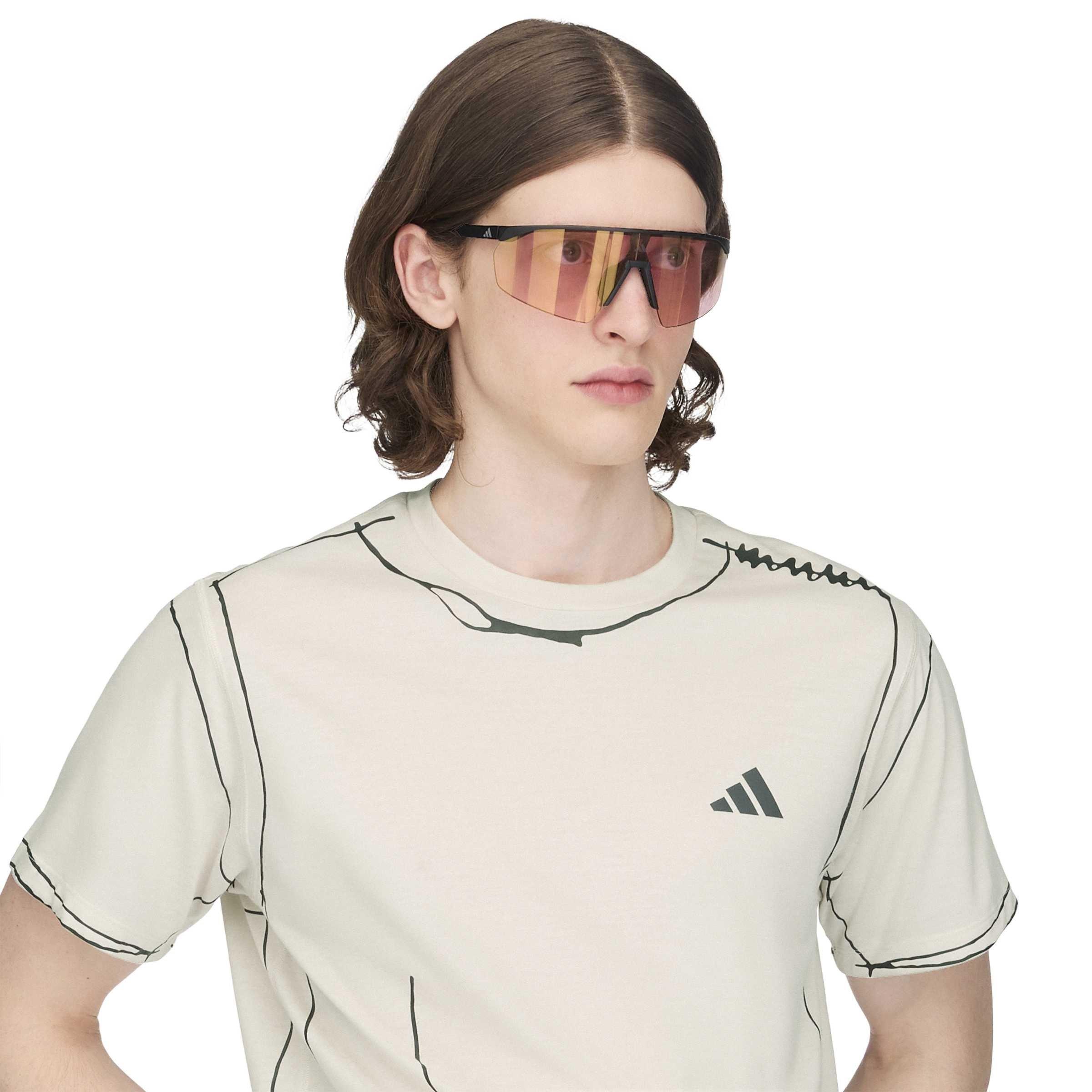 Halo Ivory - Adidas Originals x SFTM - Mens Running Unitefit T-Shirt - 5