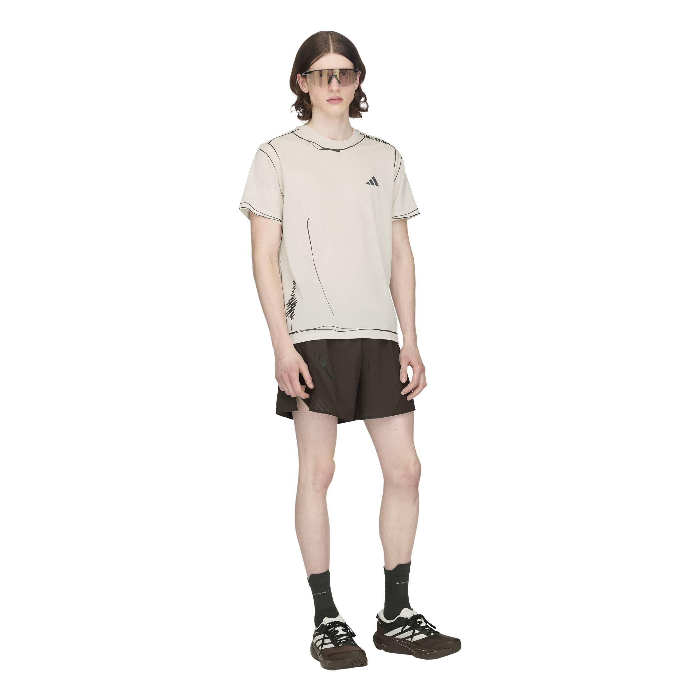 Halo Ivory - Adidas Originals x SFTM - Mens Running Unitefit T-Shirt - 6