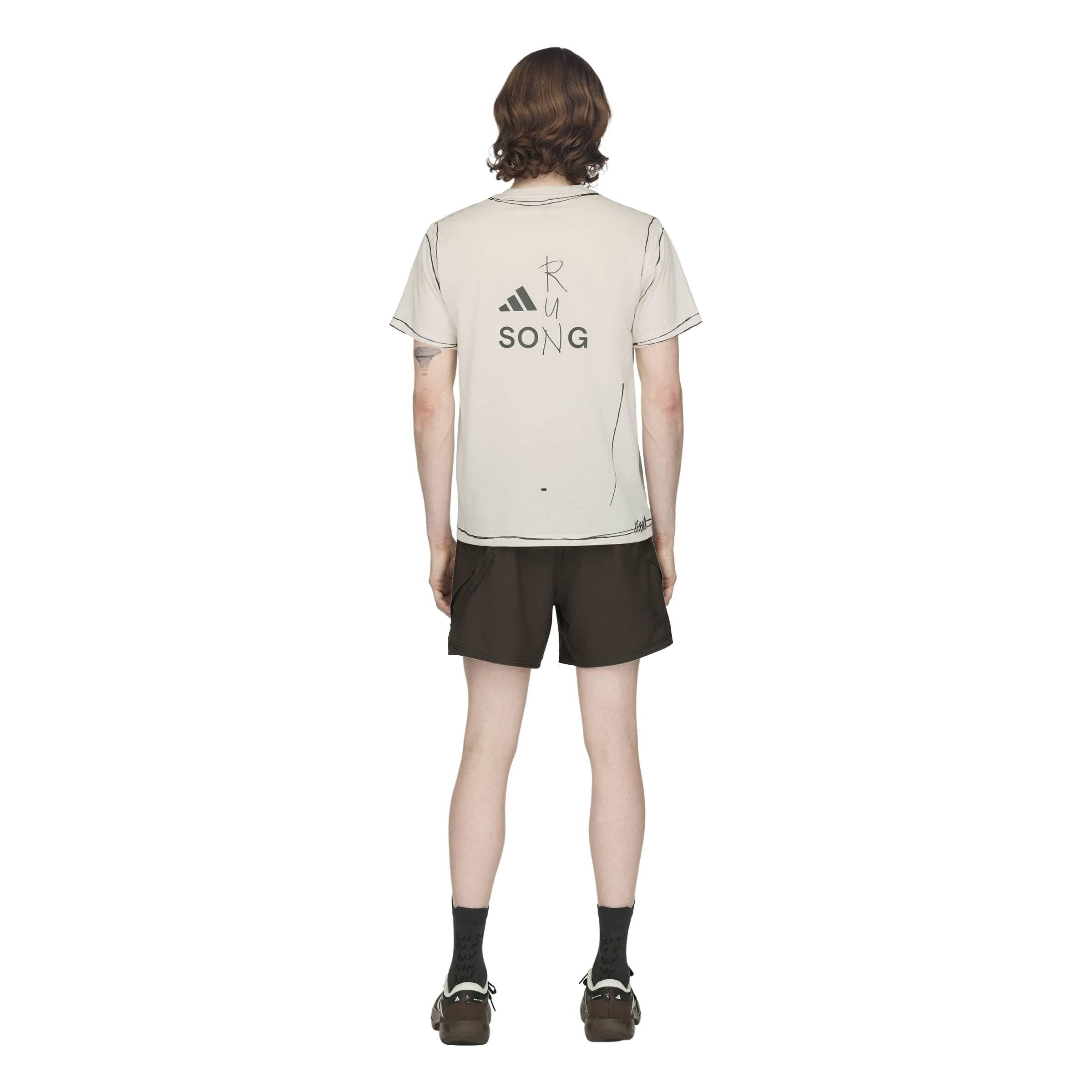 Halo Ivory - Adidas Originals x SFTM - Mens Running Unitefit T-Shirt - 7