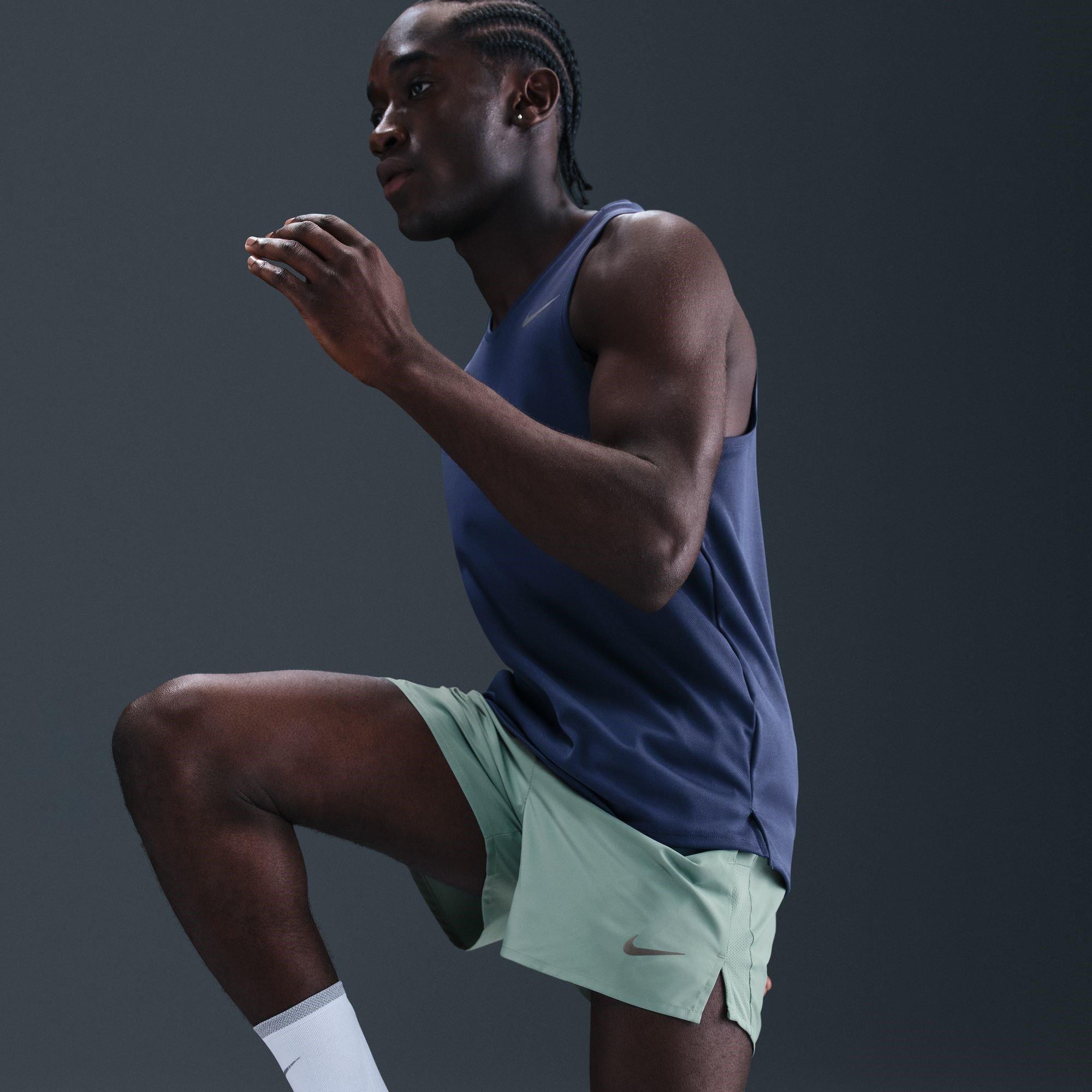 Cannon/Blk - Nike - Dri-FIT Challenger Men's 5 Brief-Lined Versatile Shorts - 11