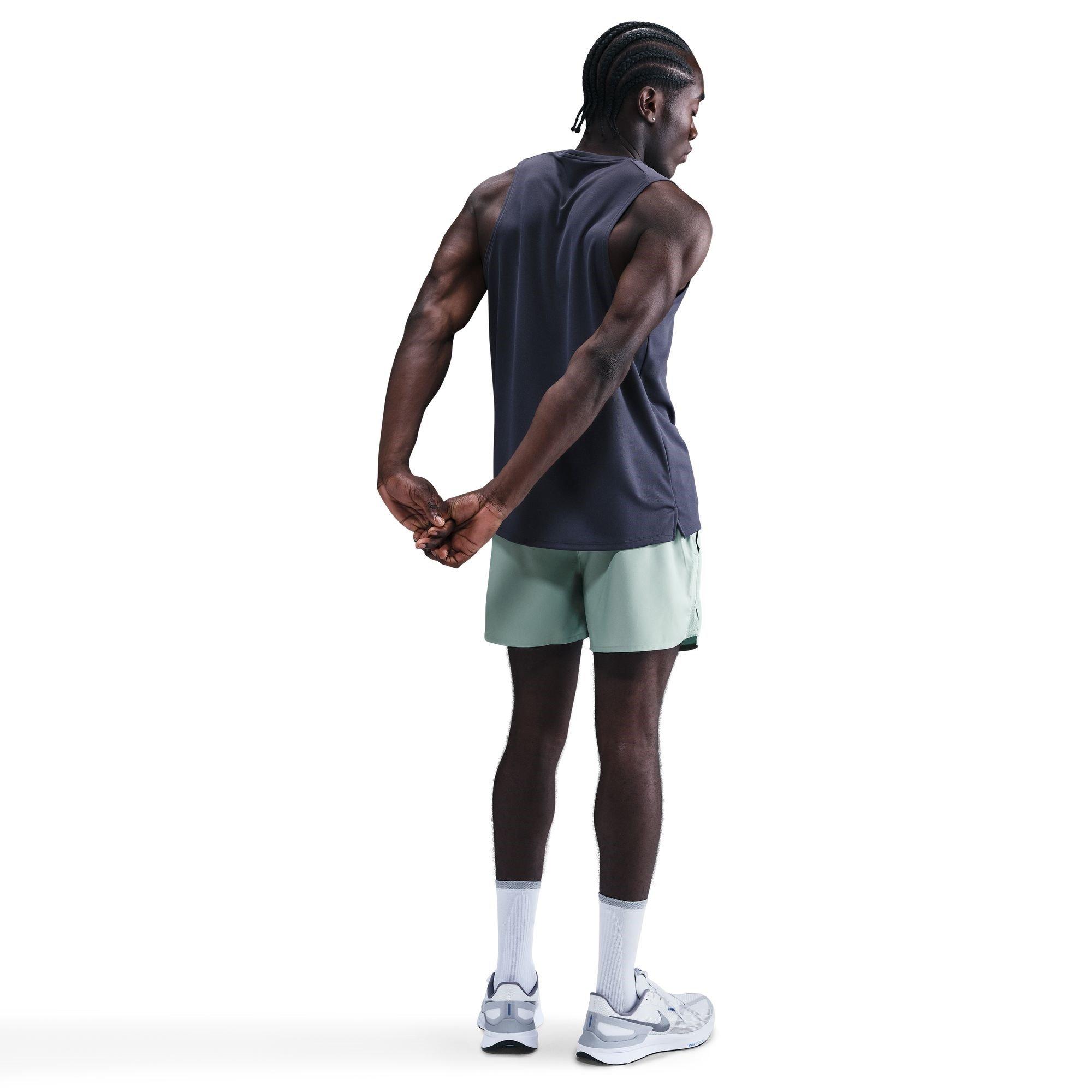 Cannon/Blk - Nike - Dri-FIT Challenger Men's 5 Brief-Lined Versatile Shorts - 4