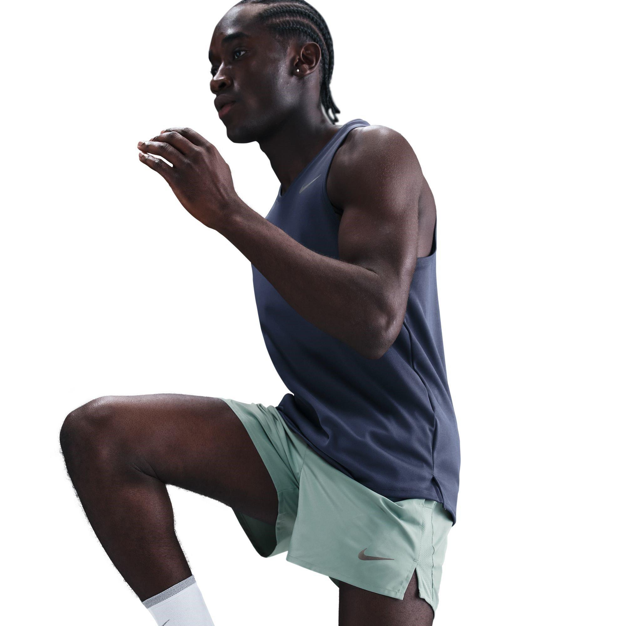 Cannon/Blk - Nike - Dri-FIT Challenger Men's 5 Brief-Lined Versatile Shorts - 5