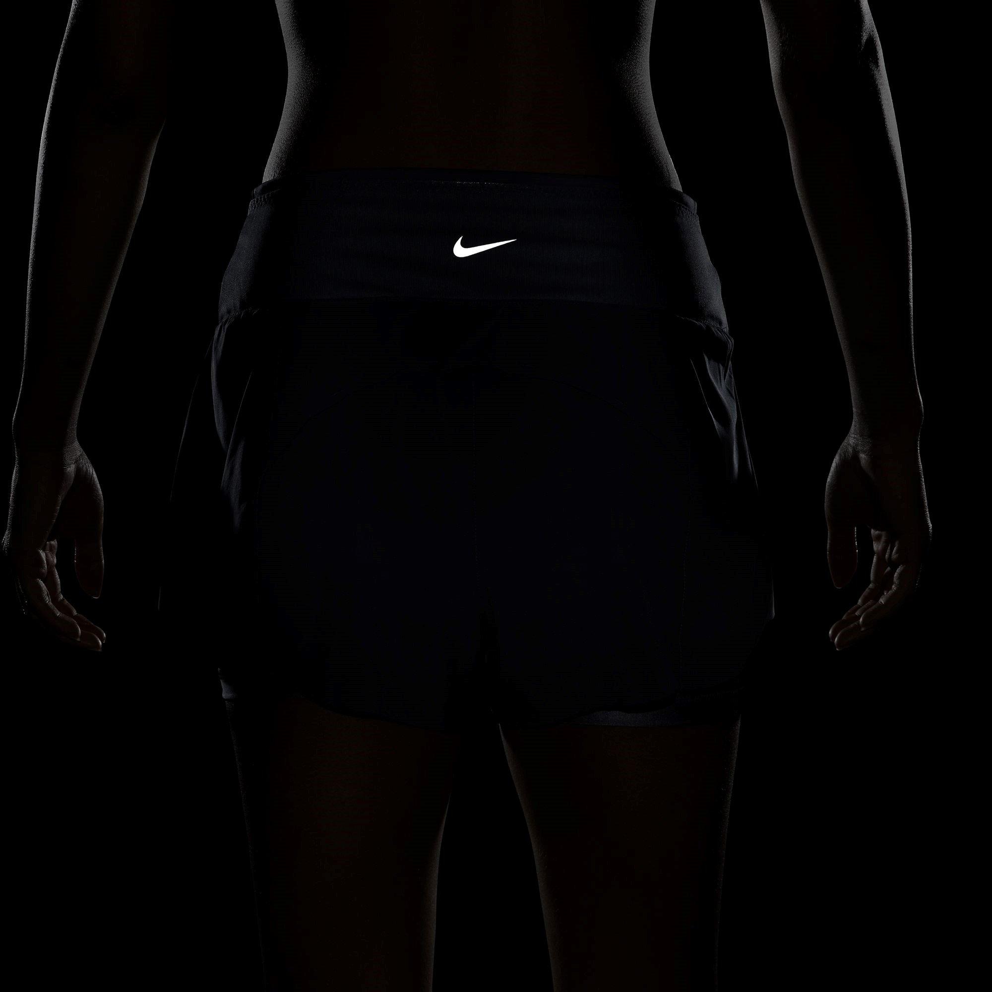 DIFFUSED BLUE/R - Nike - Dri-FIT Swift Women's Mid-Rise 3 2-in-1 Running Shorts with Pockets - 9