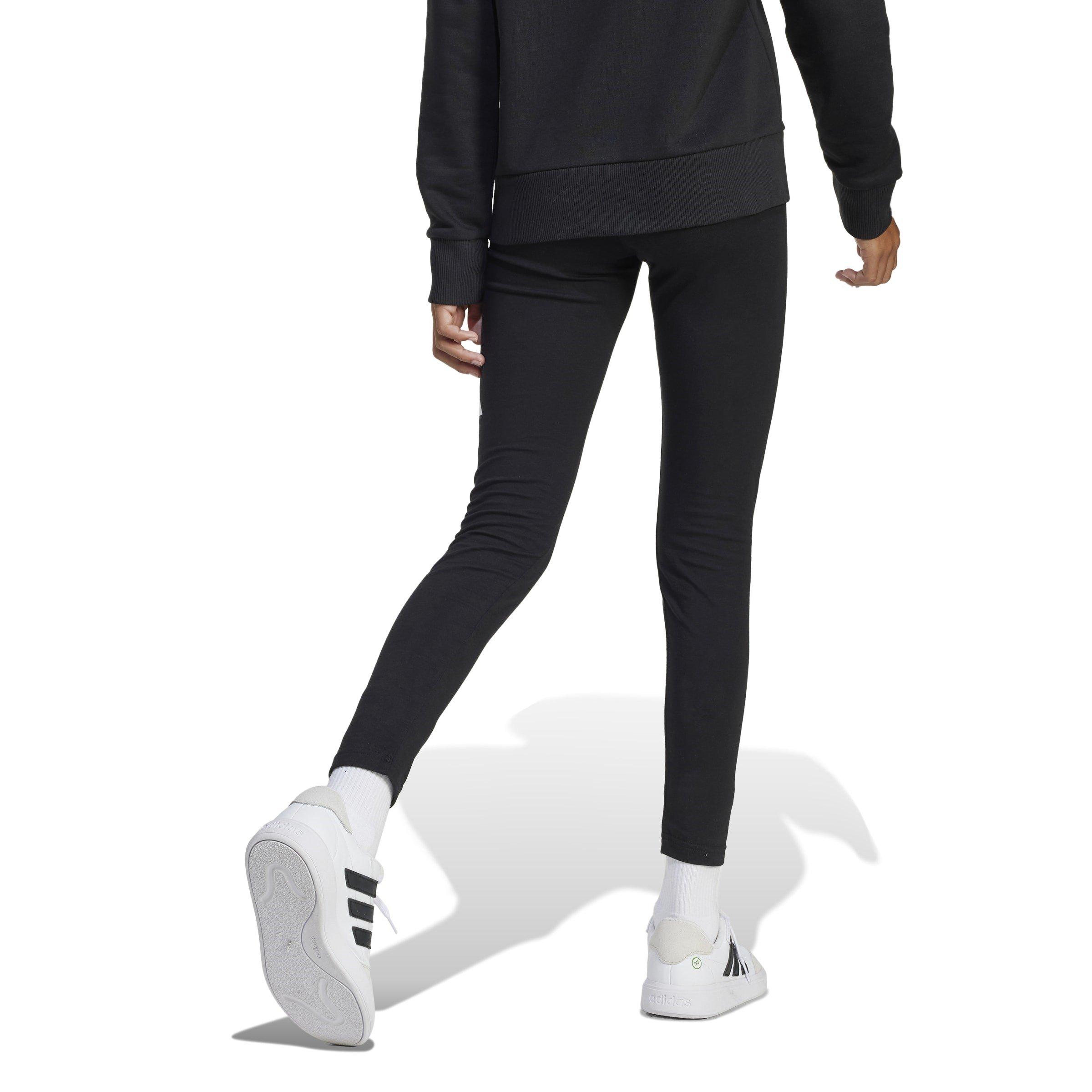 Nero/Bianco - adidas - Essentials Big Logo Cotton Leggings - 3