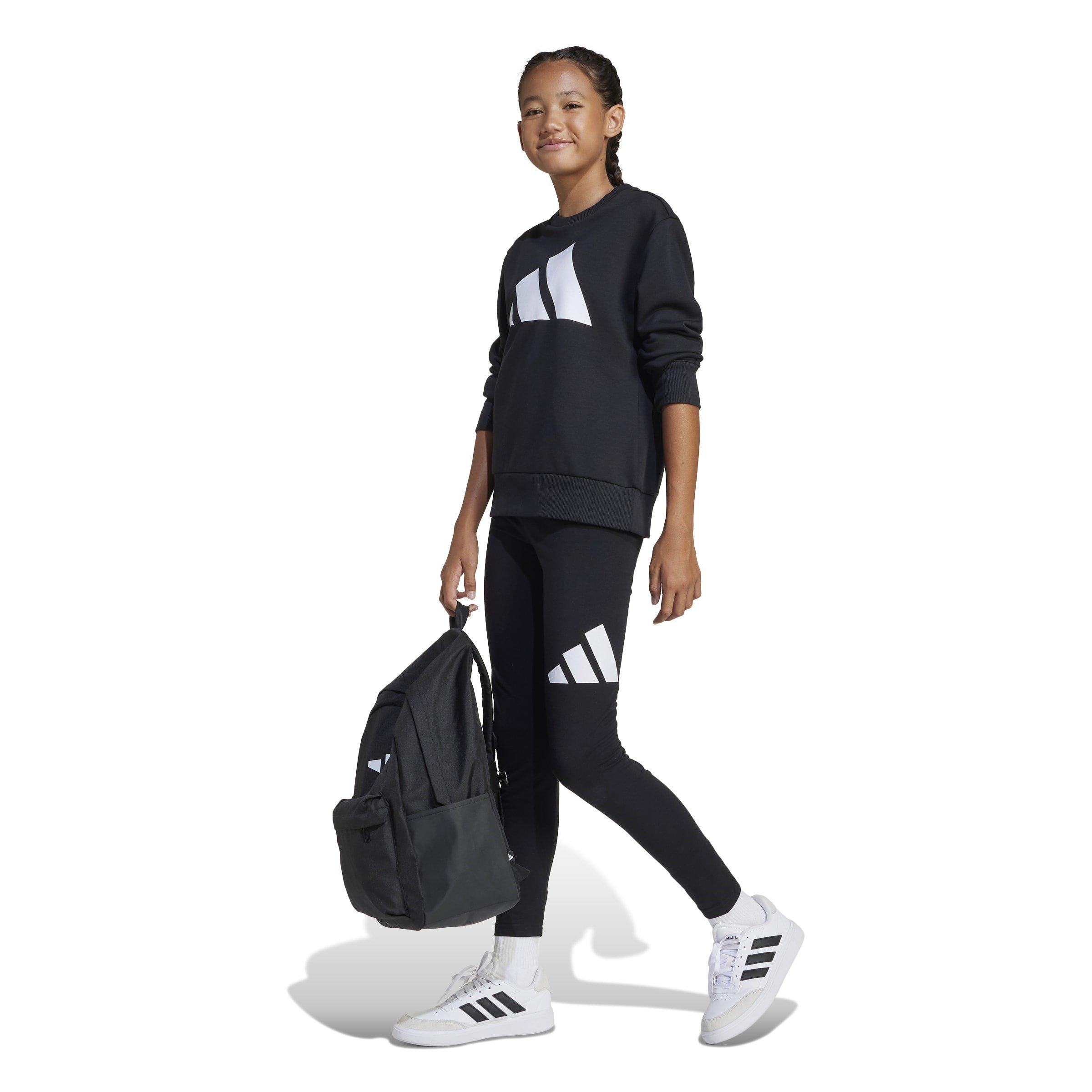 Nero/Bianco - adidas - Essentials Big Logo Cotton Leggings - 4