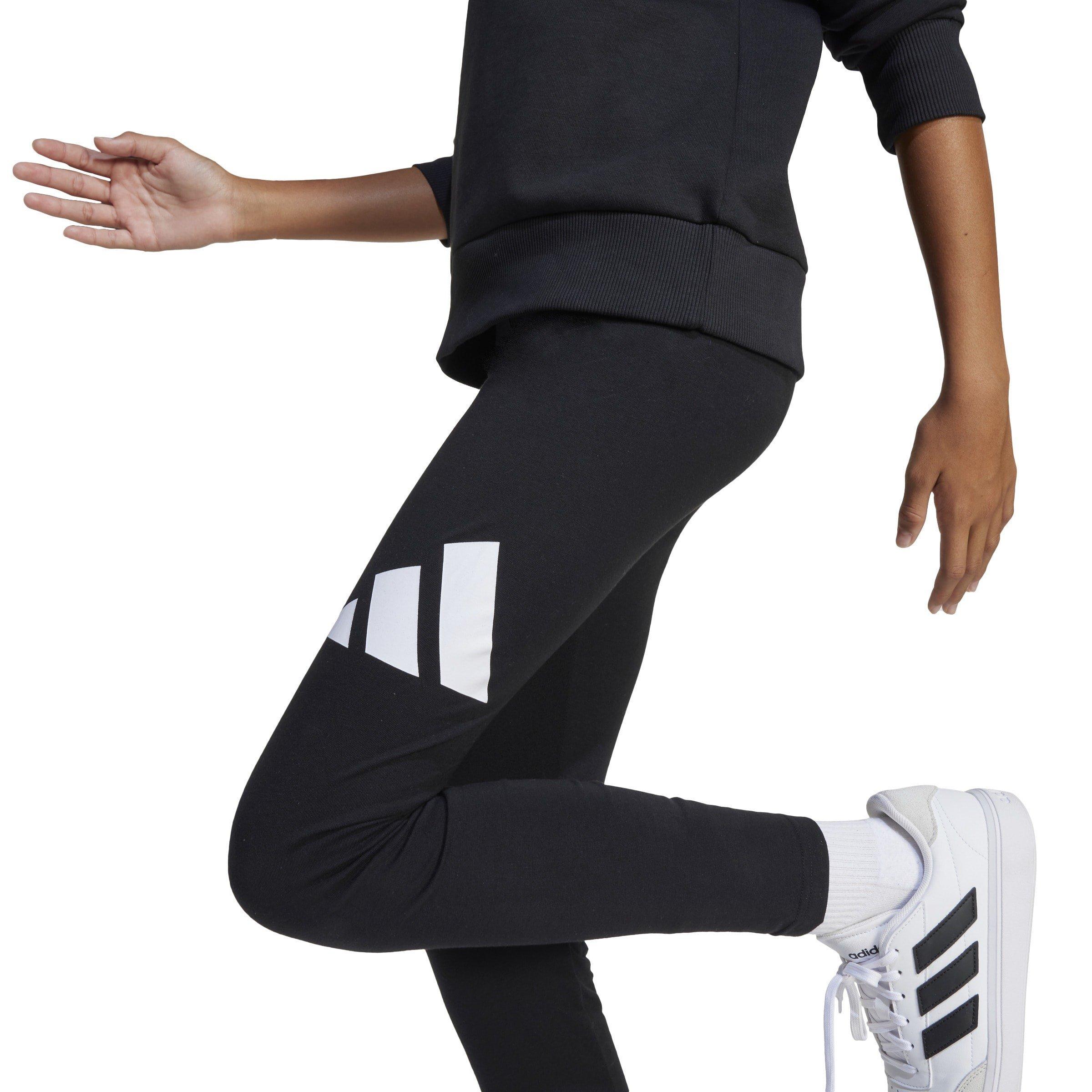 Nero/Bianco - adidas - Essentials Big Logo Cotton Leggings - 5