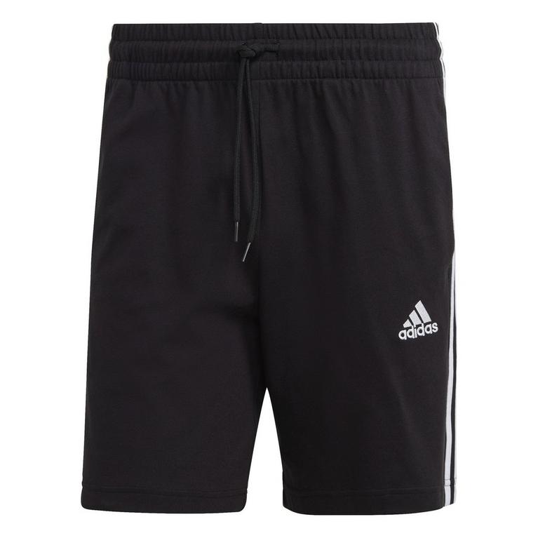 Noir/Blanc - adidas - Essentials 3 - Stripes Shorts - 1