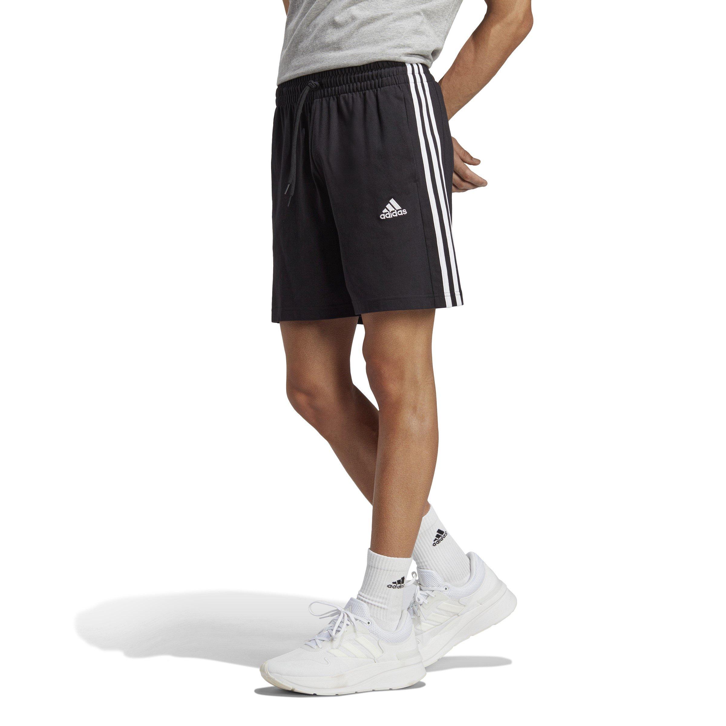 Zwart/Wit - adidas - Essentials 3 - Stripes Shorts - 2