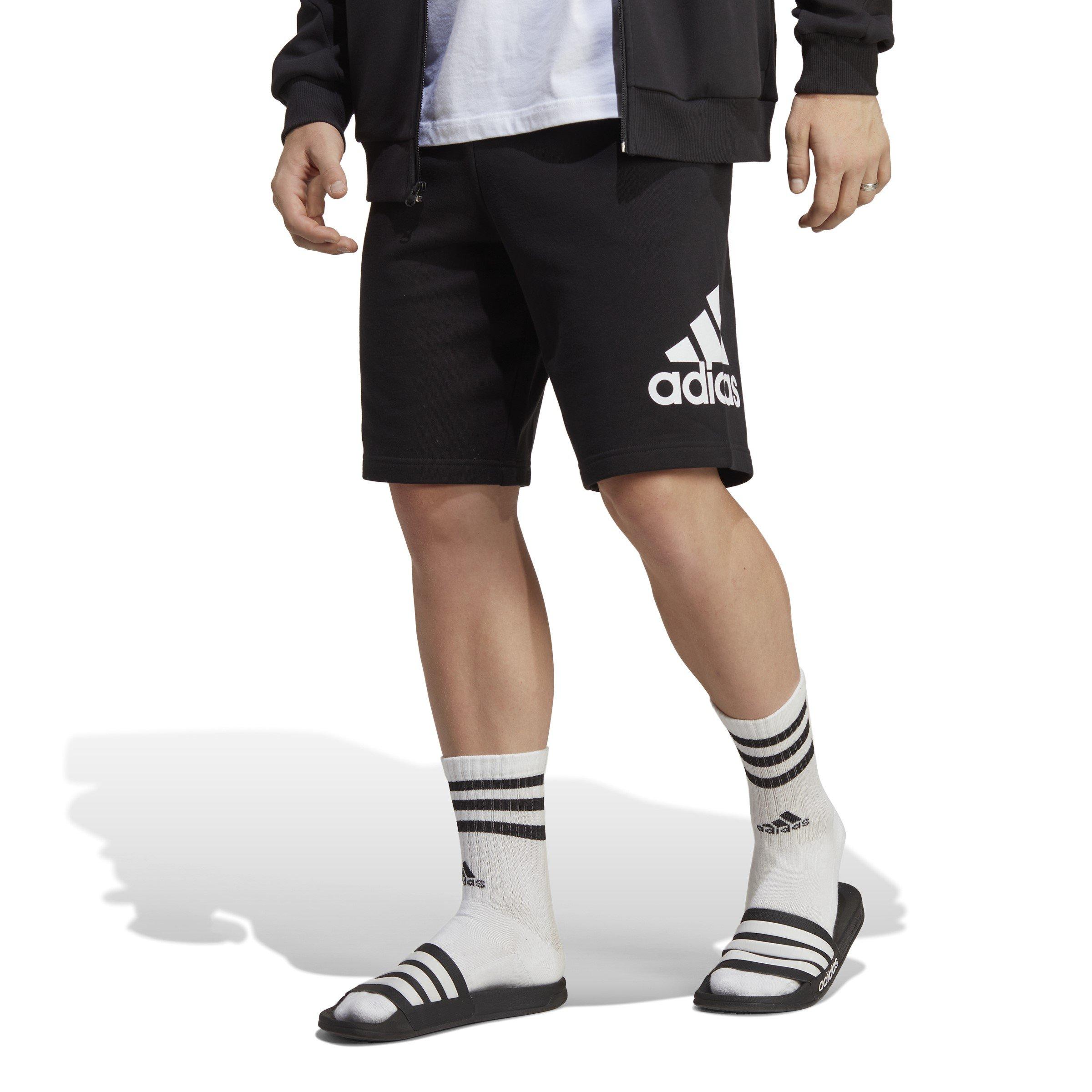 Black - adidas - Big Logo French Terry Shorts Mens - 2