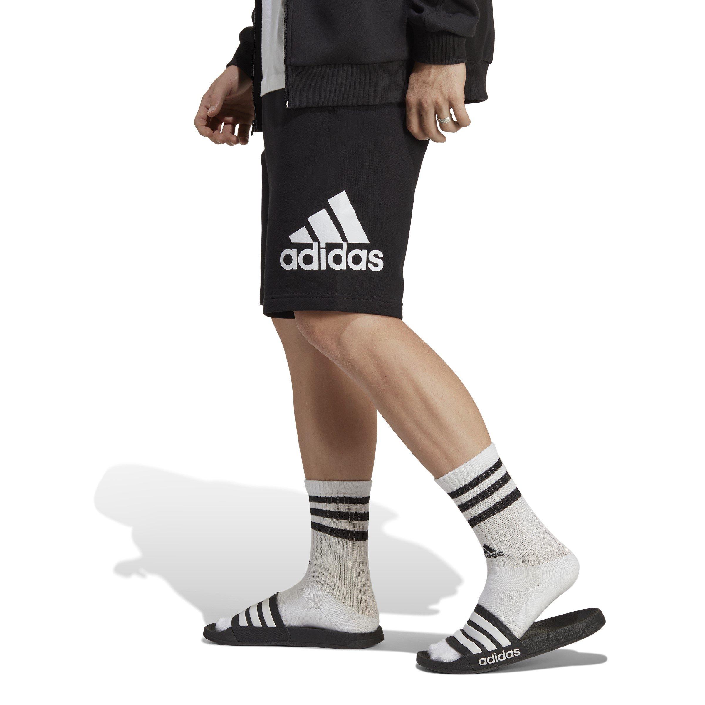 Black - adidas - Big Logo French Terry Shorts Mens - 3