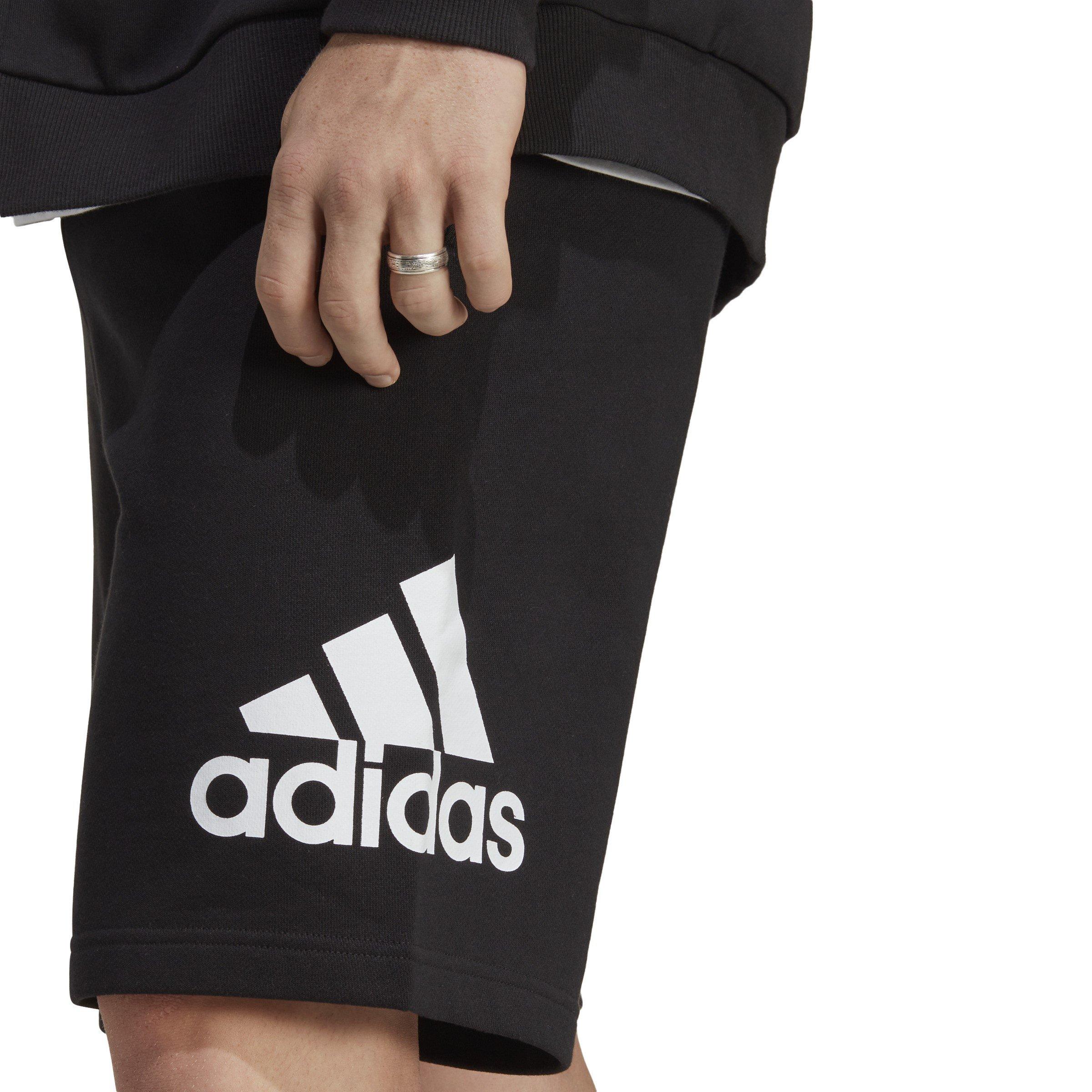 Black - adidas - Big Logo French Terry Shorts Mens - 7