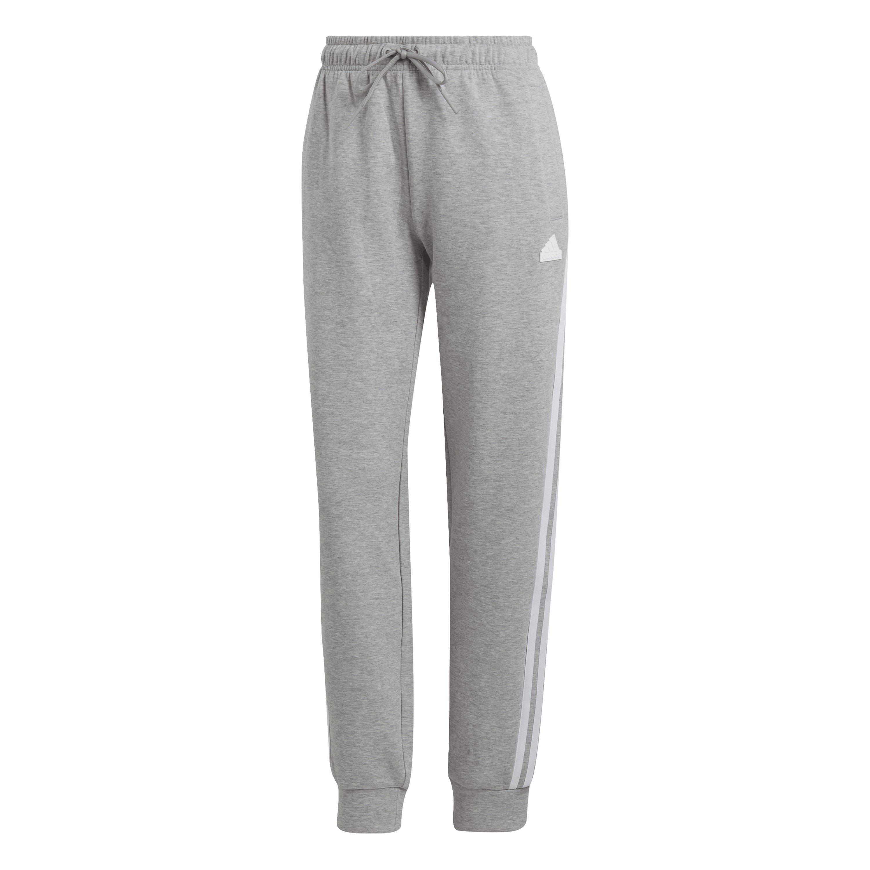 Adidas Women's Future Icons 3-Stripe Tracksuit Bottoms - Medium Grey - 12 (M)