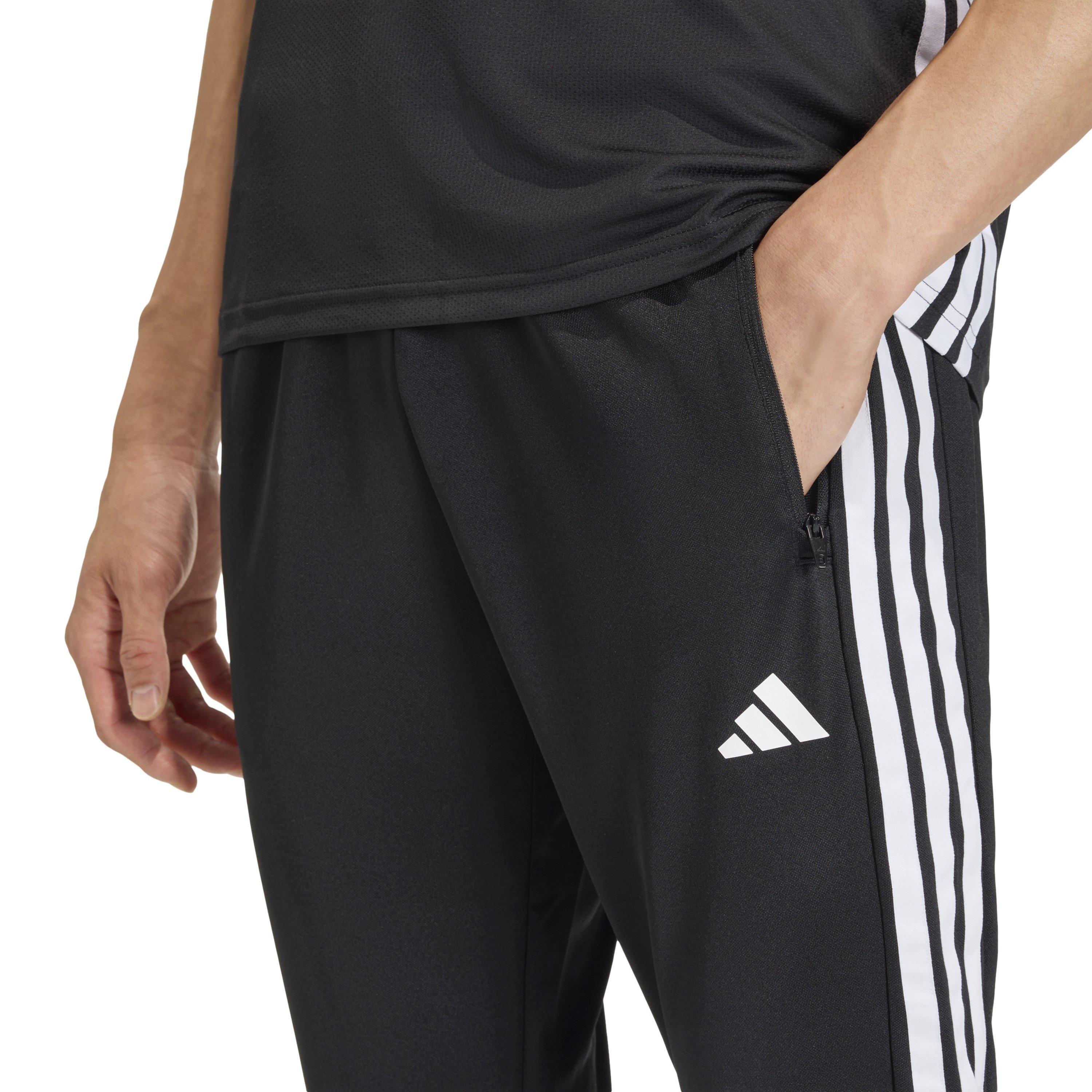 Nero/Bianco - adidas - 3 Stripe Training Essentials Jogger Mens - 5