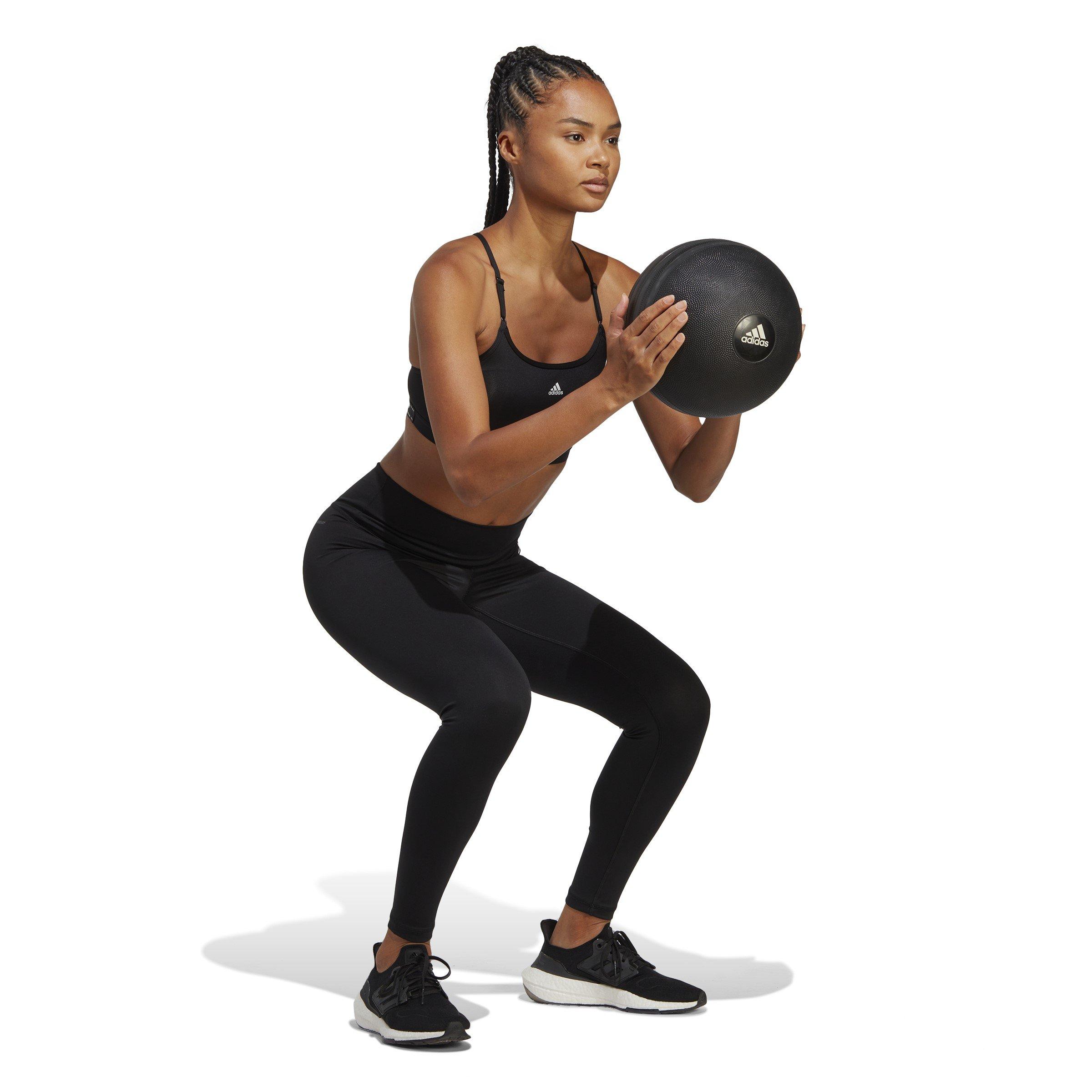 Crna - adidas - Training Essentials High-Waisted 7/8 Leggings - 5