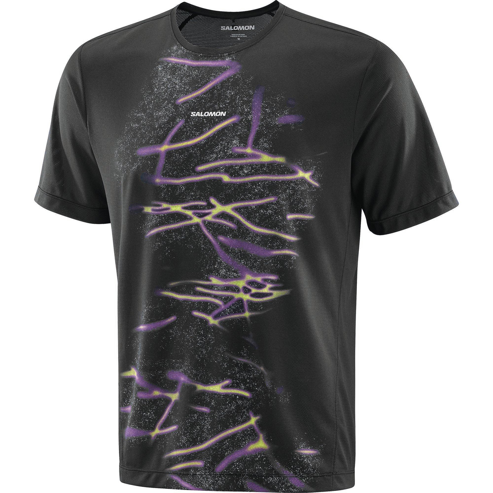 Black - Salomon - SHAKEout Core SS Running Tee Mens - 1