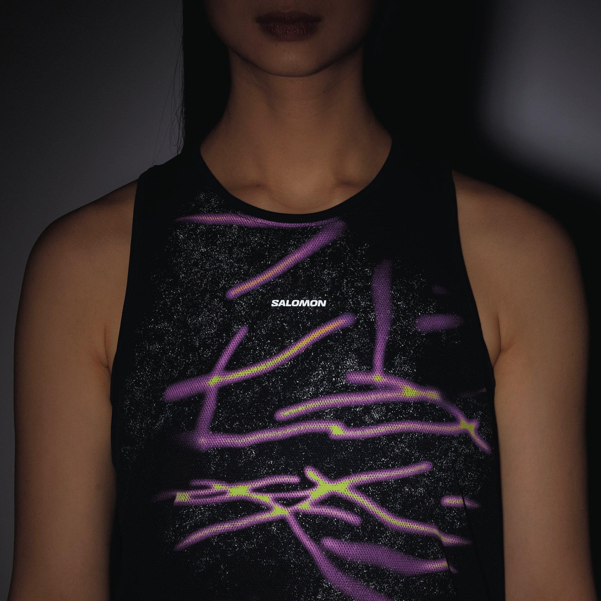 Sort - Salomon - SHAKEout Core Graphic Tank Womens - 3