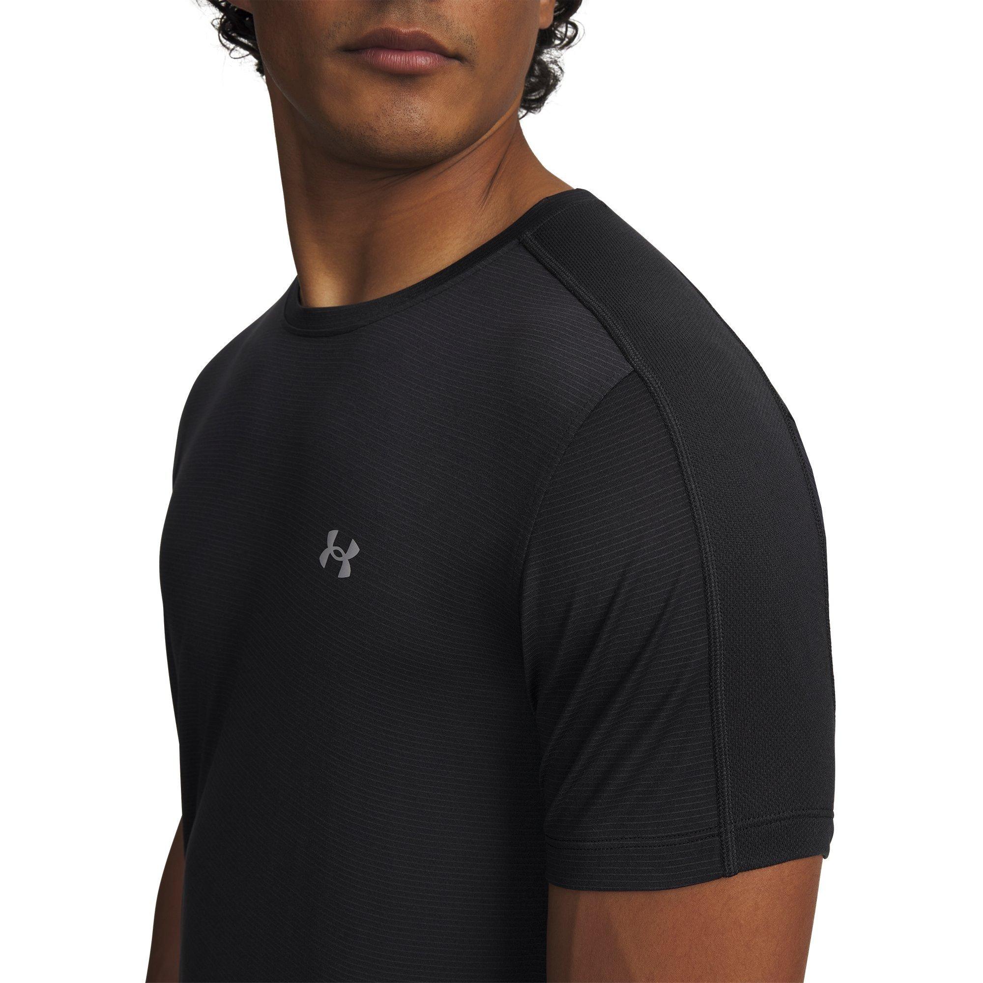 Blk/Reflective - Under Armour - Men's Velociti Ref Short Sleeve Running T-Shirt - 3