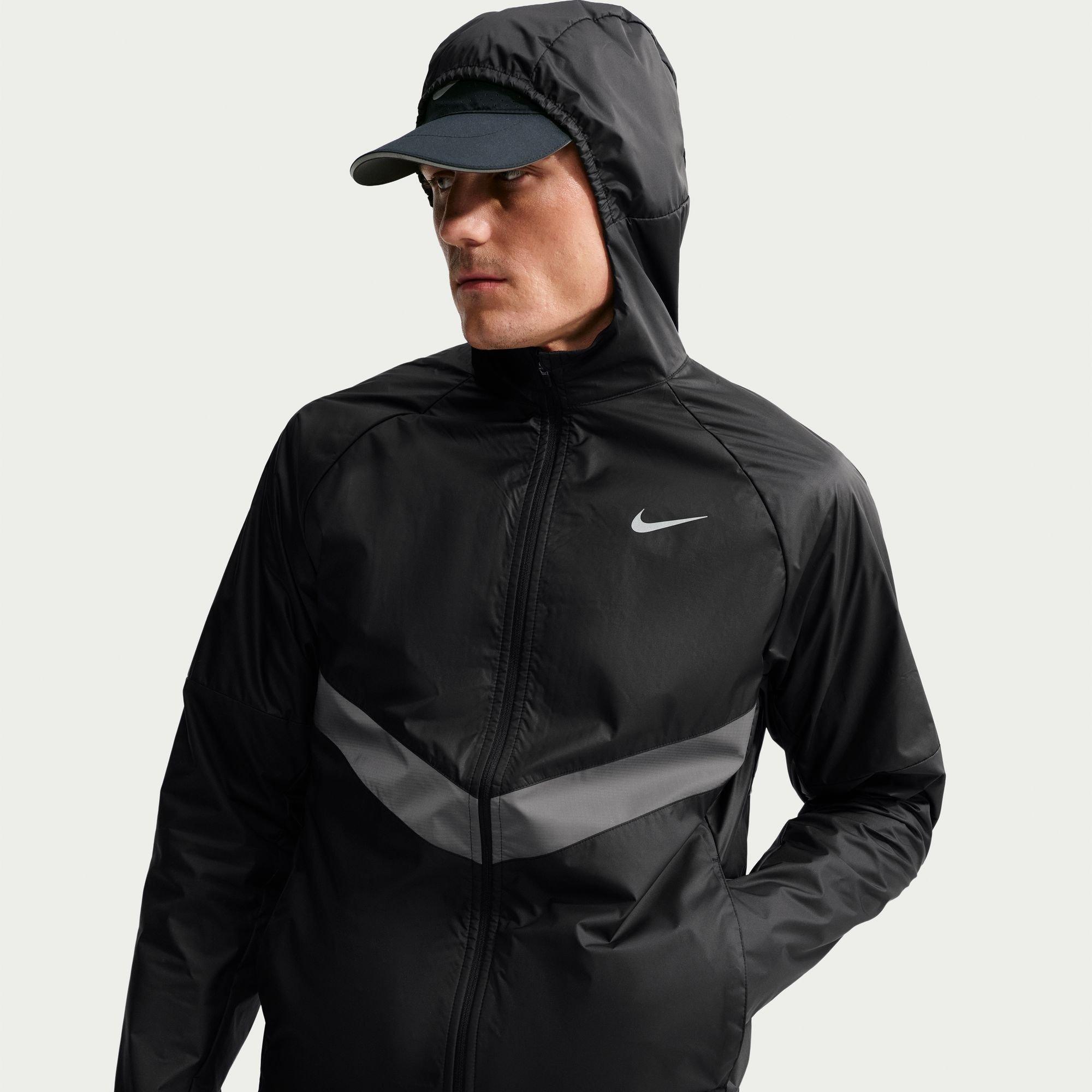 Black - Nike - Men's Miler Water-Resistant Running Jacket - 1