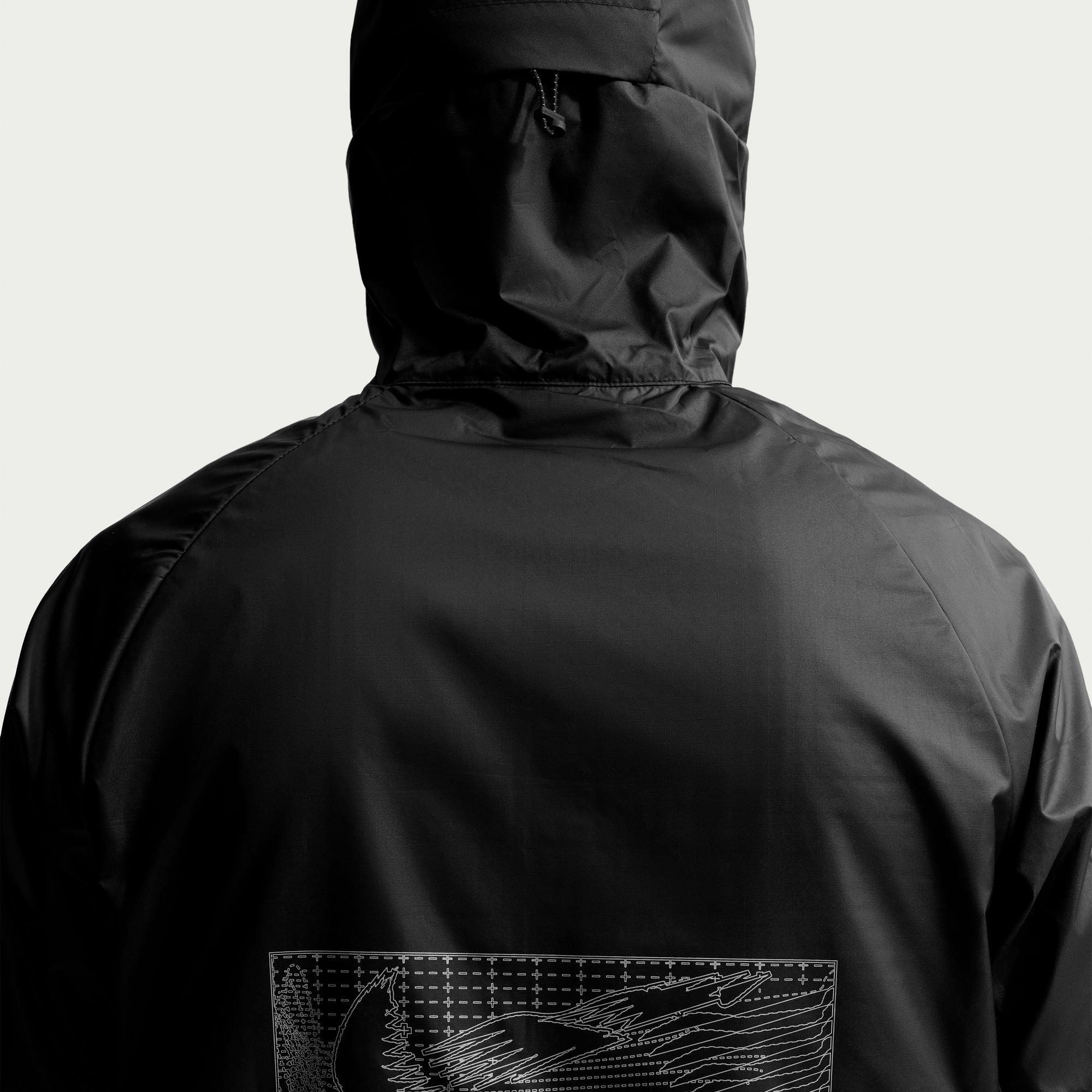 Black - Nike - Men's Miler Water-Resistant Running Jacket - 2