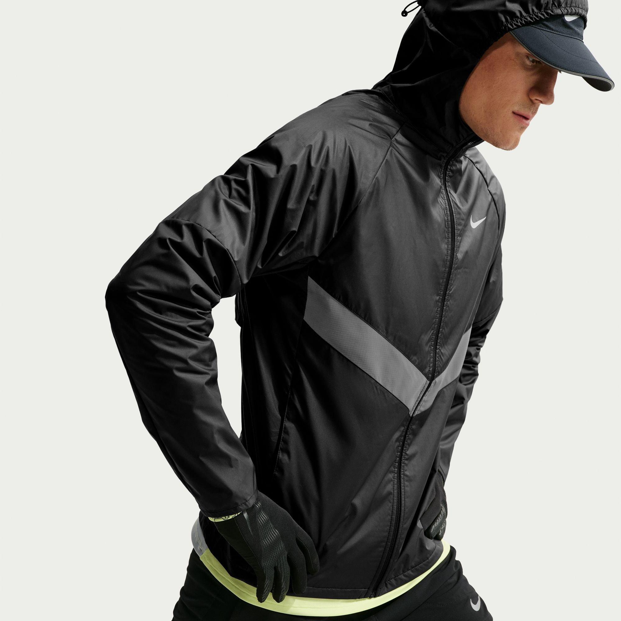 Black - Nike - Men's Miler Water-Resistant Running Jacket - 3