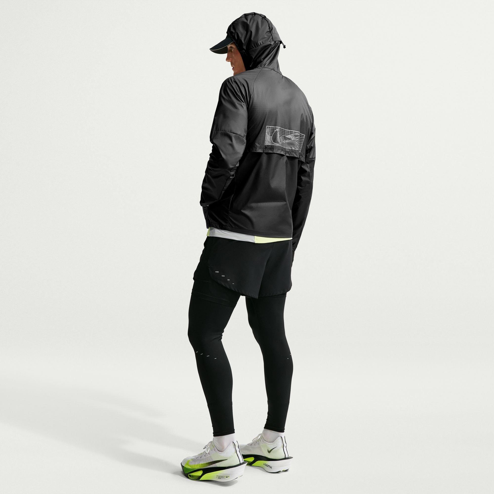 Black - Nike - Men's Miler Water-Resistant Running Jacket - 7