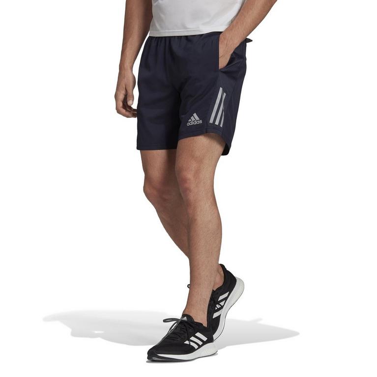 Legend Ink/Silv - adidas - Own The Run Mens Shorts - 2