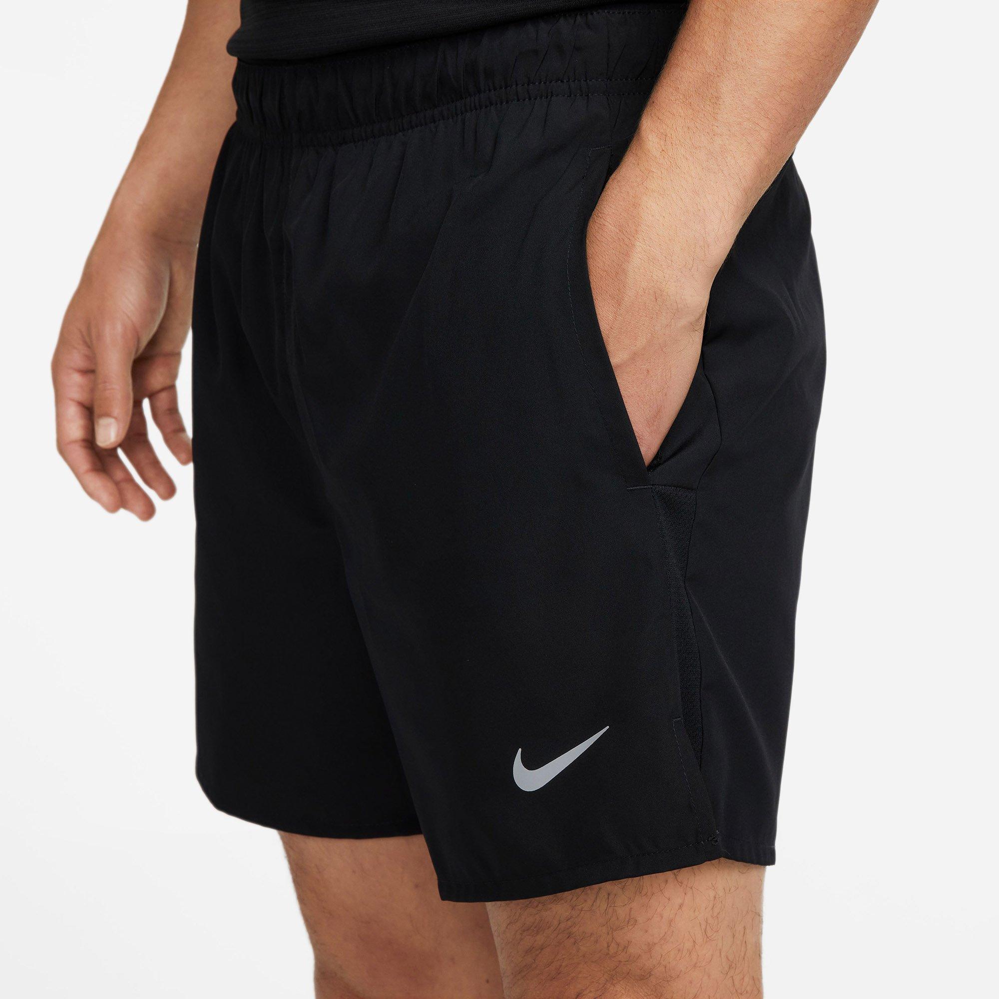 Black/Ref.Silv - Nike - Dri FIT Challenger Mens Performance Versatile Shorts - 6