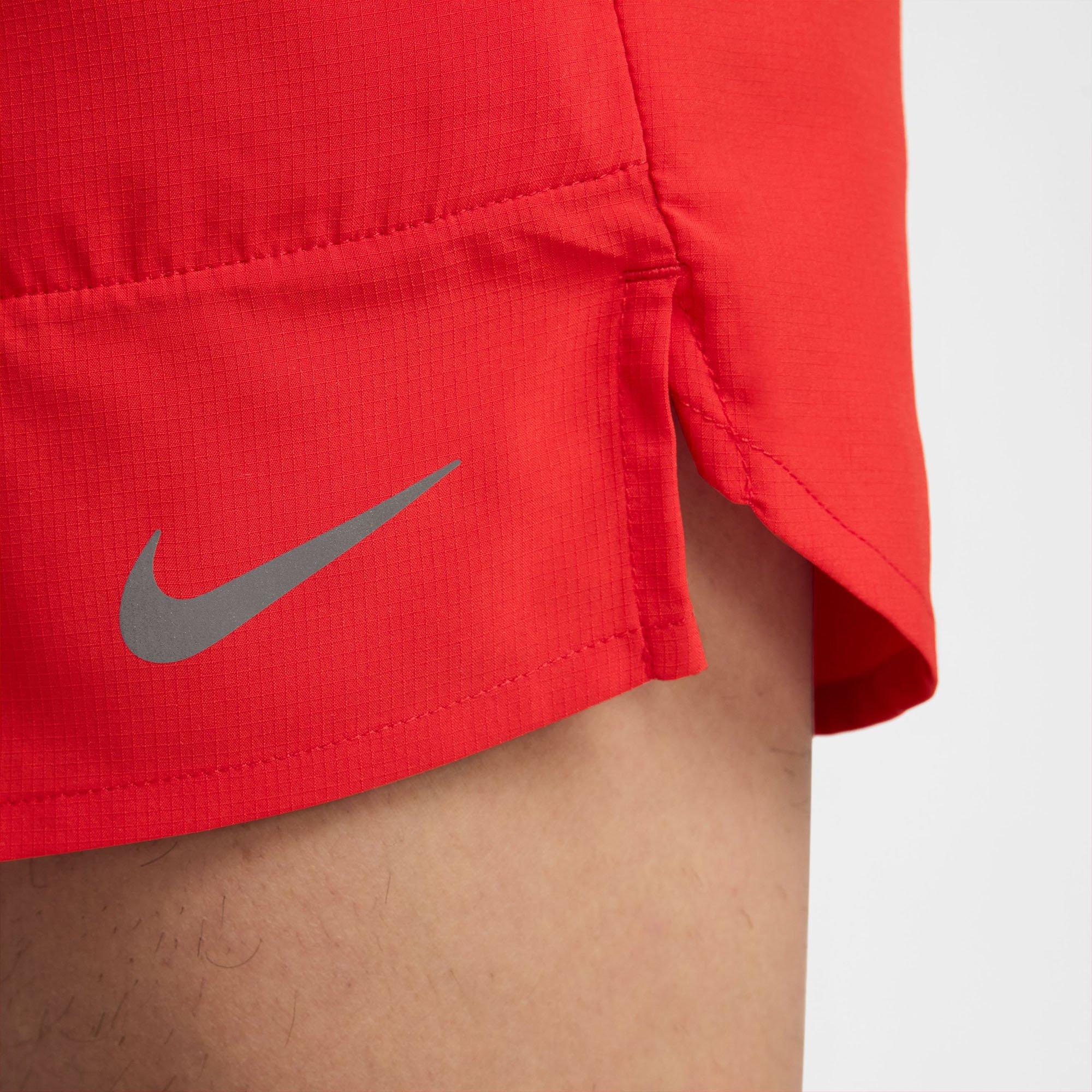 Red/Blk/Silver - Nike - Dri-FIT Stride Mens Running Shorts - 7