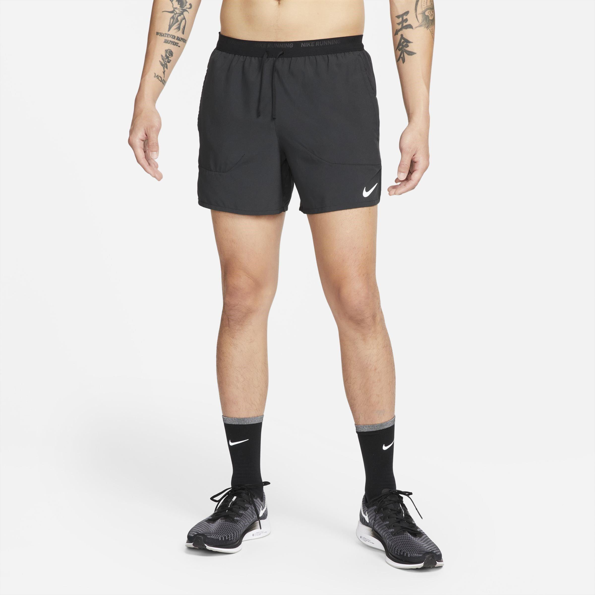 Black/R.Silver - Nike - Dri-FIT Stride Mens Running Shorts - 3
