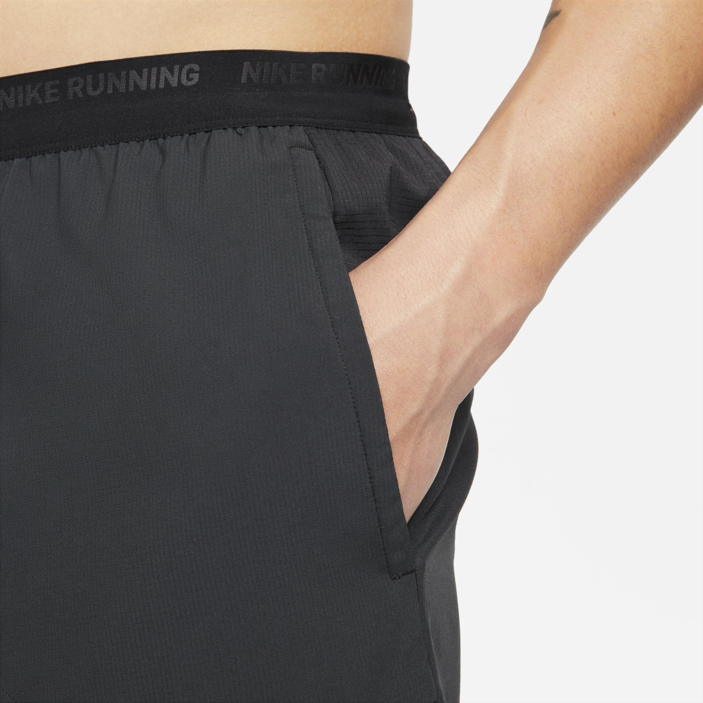 Black/R.Silver - Nike - Dri-FIT Stride Mens Running Shorts - 4