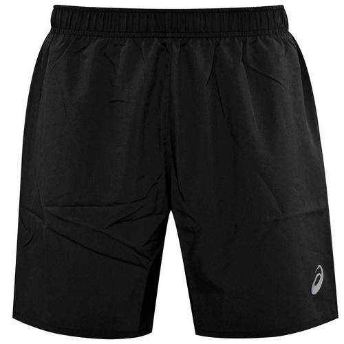 Perf Black - Asics - Silver 7 Inch Mens Pefromance Shorts - 1
