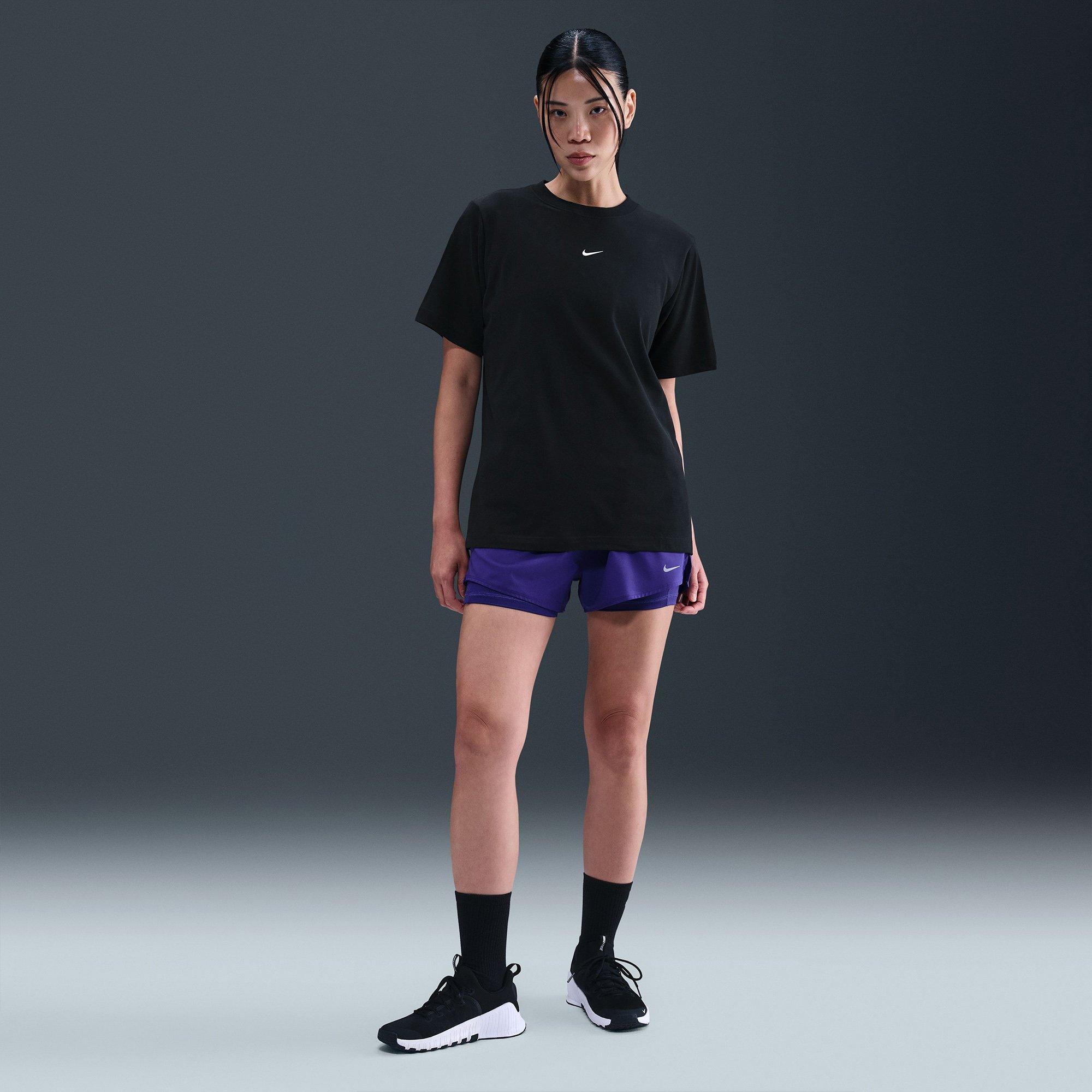 Black/White - Nike - Nike SS Swift Tee Ld99 - 5