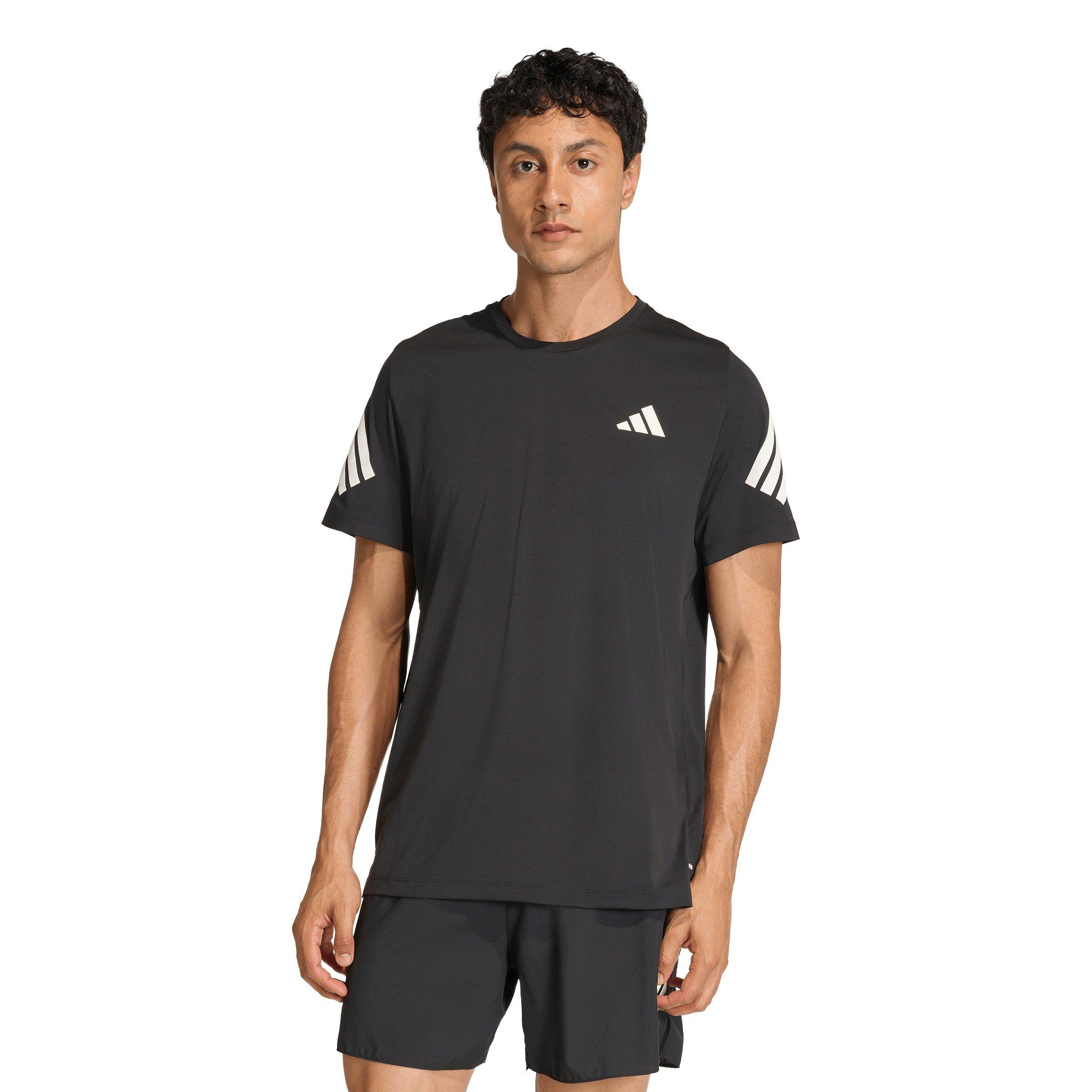 Black - adidas - Men's 365 AEROREADY Short-Sleeve Performance T-Shirt - 2