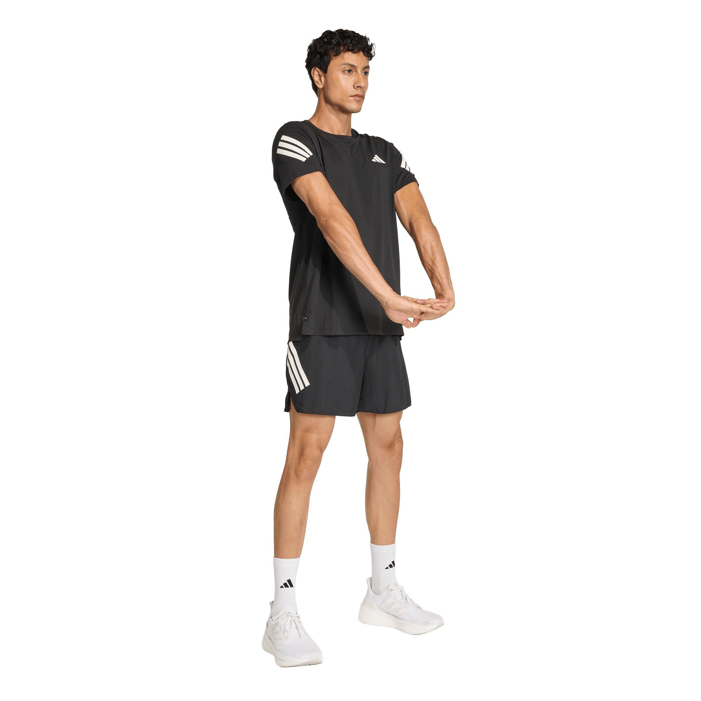 Black - adidas - Men's 365 AEROREADY Short-Sleeve Performance T-Shirt - 7